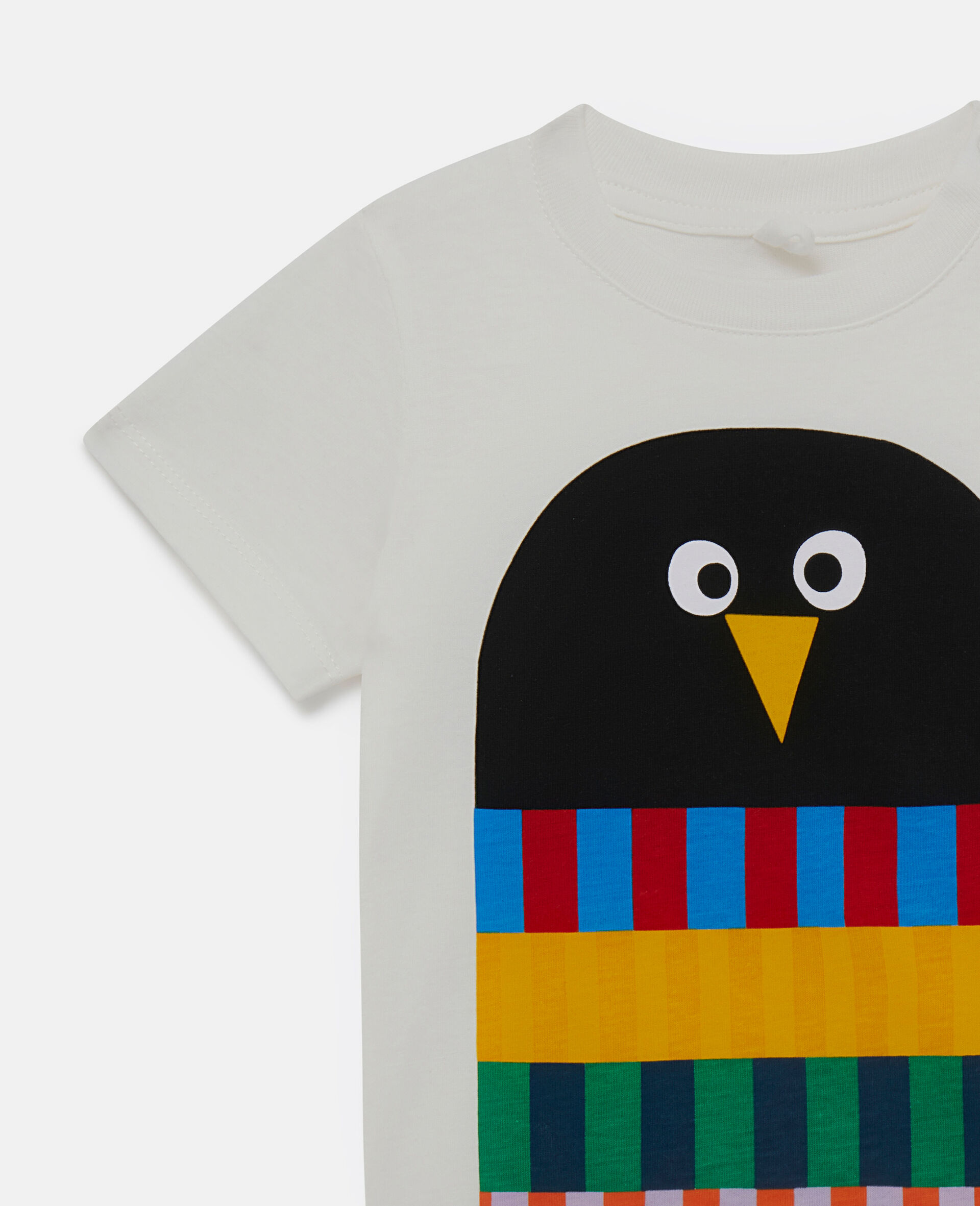 Pinguin-Schal-T-Shirt-Weiß-large image number 1