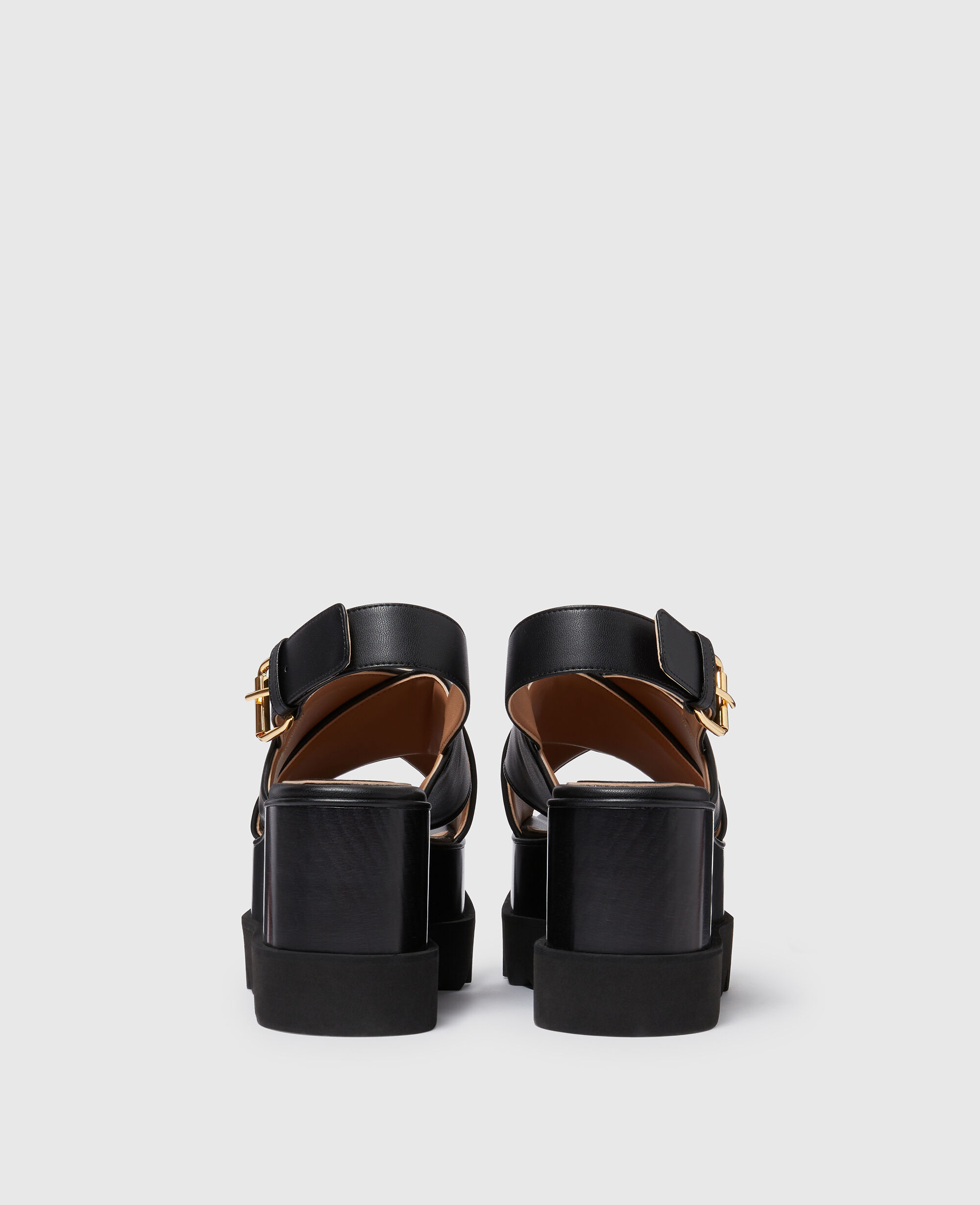 Women Black Elyse Platform Sandals | Stella McCartney US