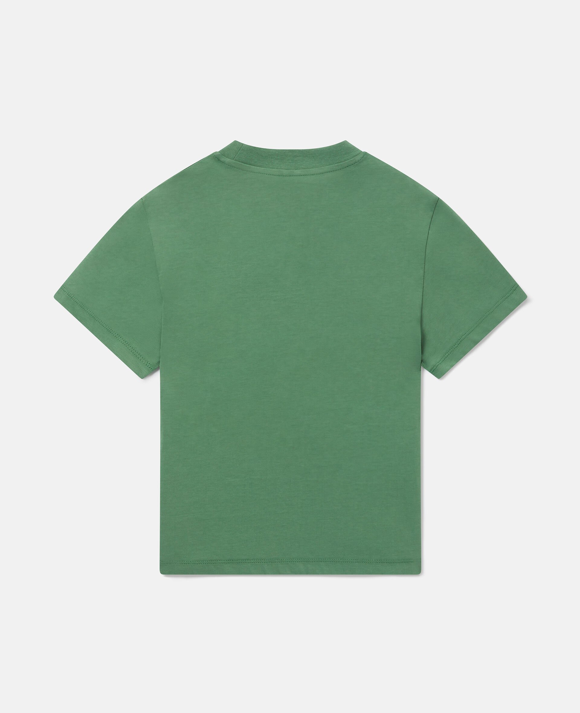 Circular Logo T-Shirt-Green-large image number 2