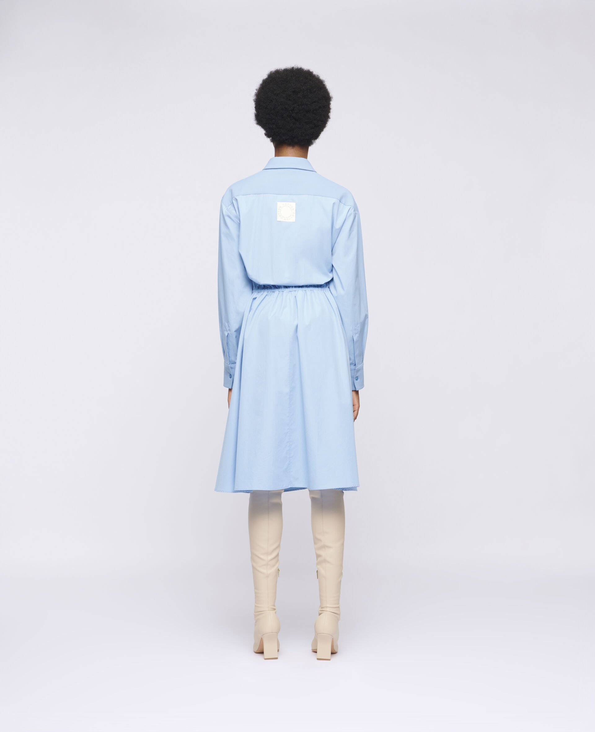 Mia Cotton Dress-Blue-large image number 2