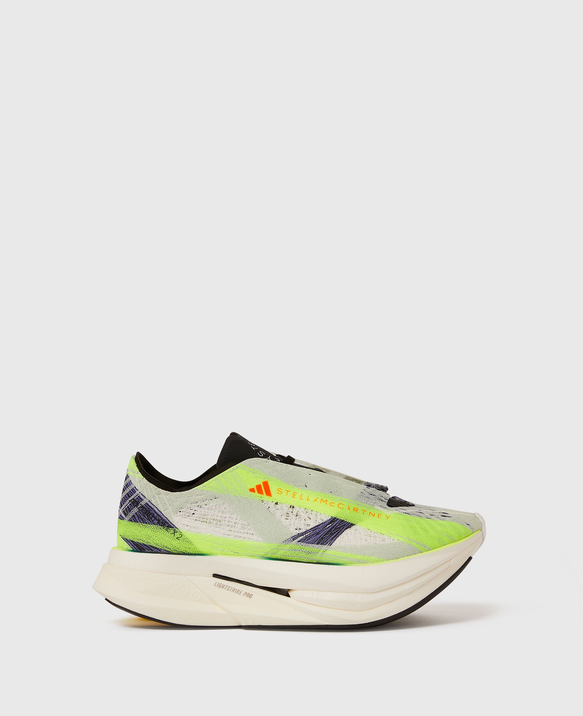 Women Linen Green Collegiate Purple Off White Prime X 2 Strung Running Sneakers Stella McCartney US