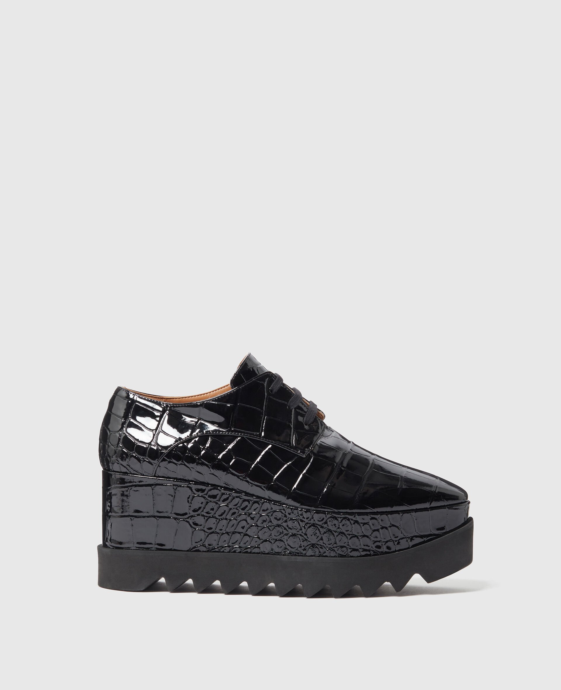 Limited-Edition Elyse Crocodile Platforms-Black-medium