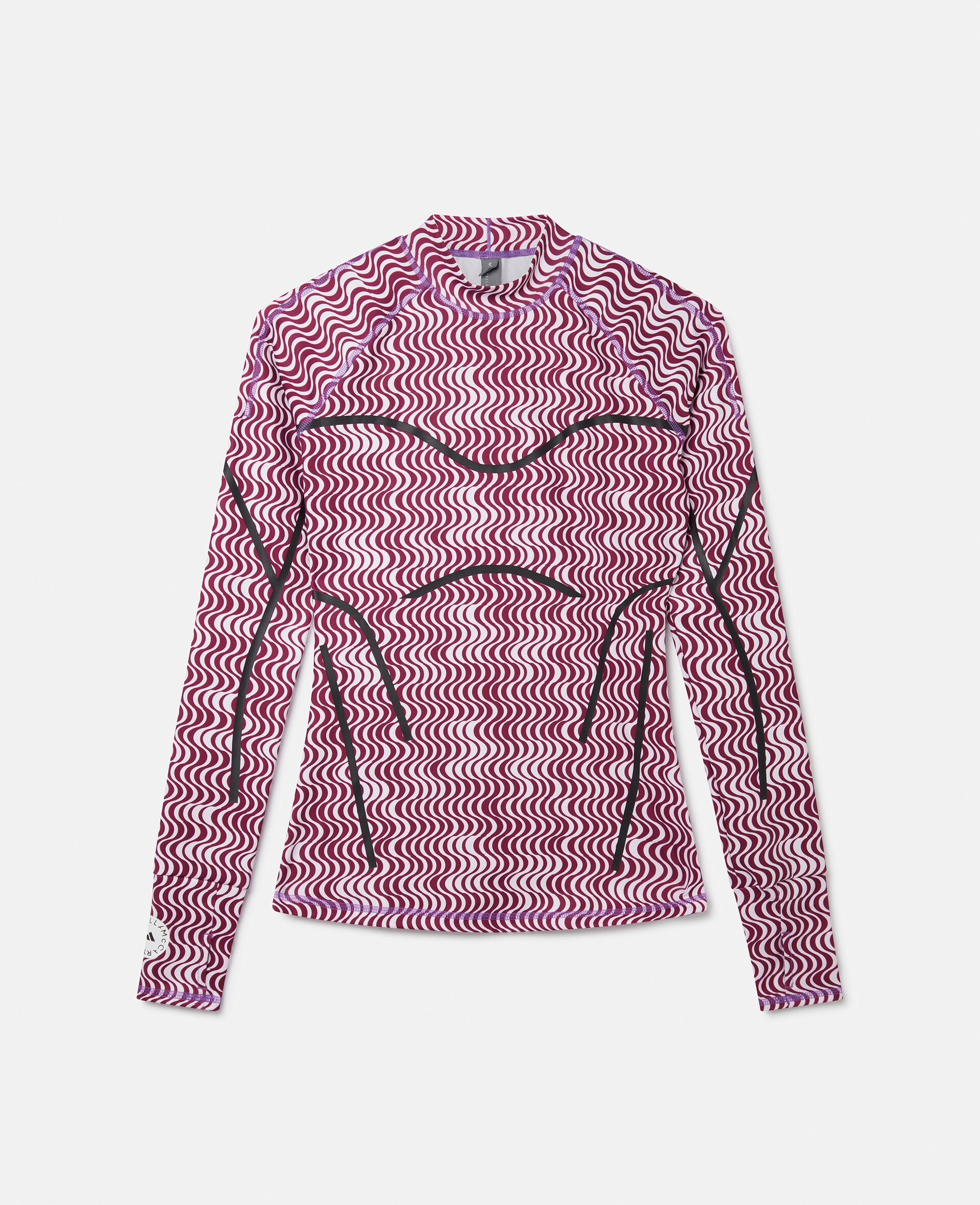 Women White Training Longsleeve Printed Shirt Stella McCartney US