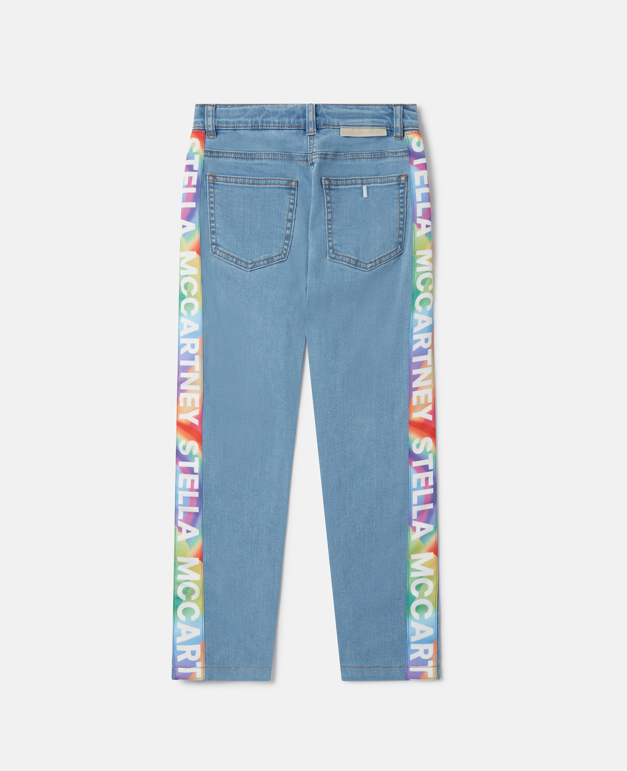 Rainbow skinny jeans top