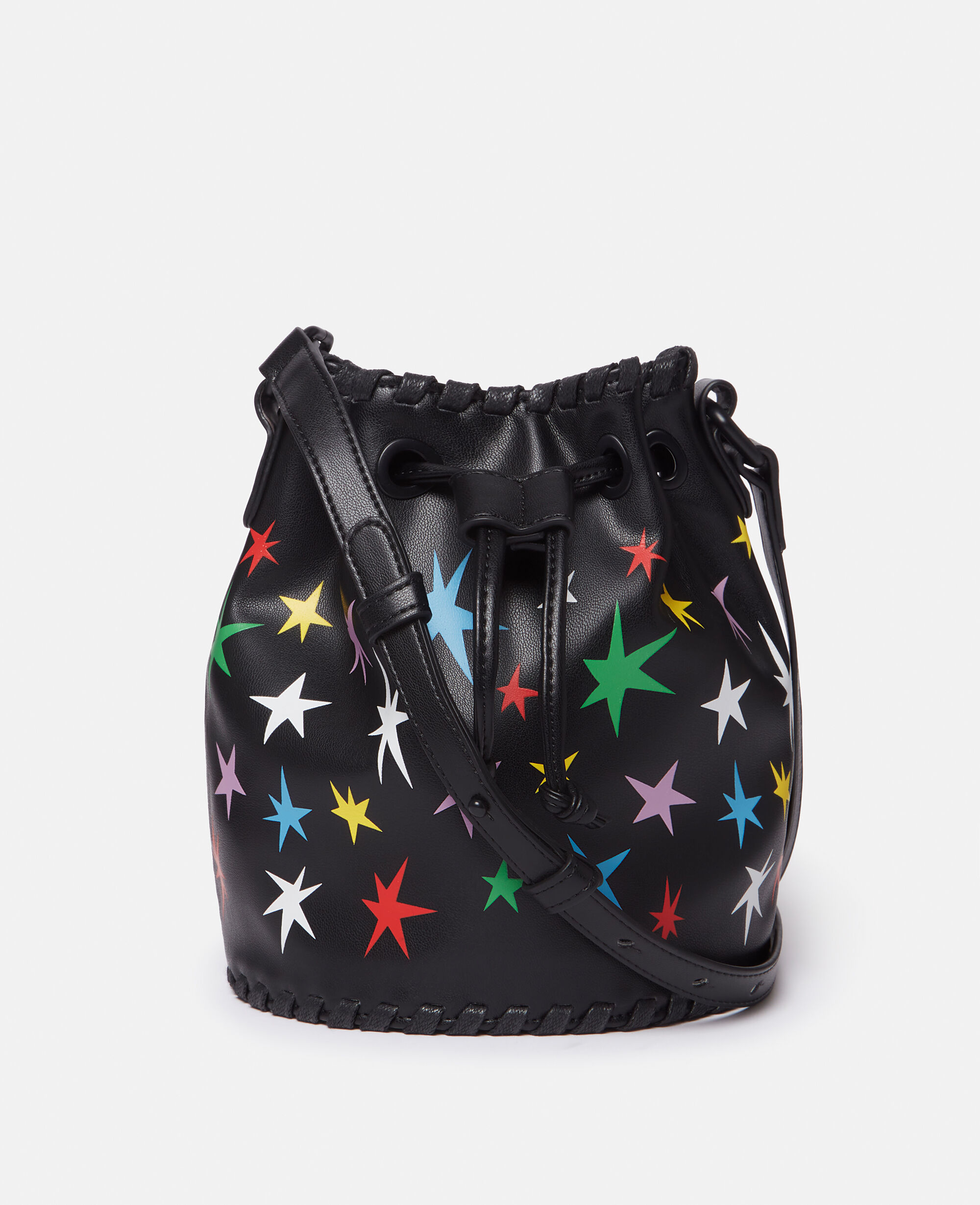 Women Multicolor Star Pattern Bucket Bag Stella McCartney US