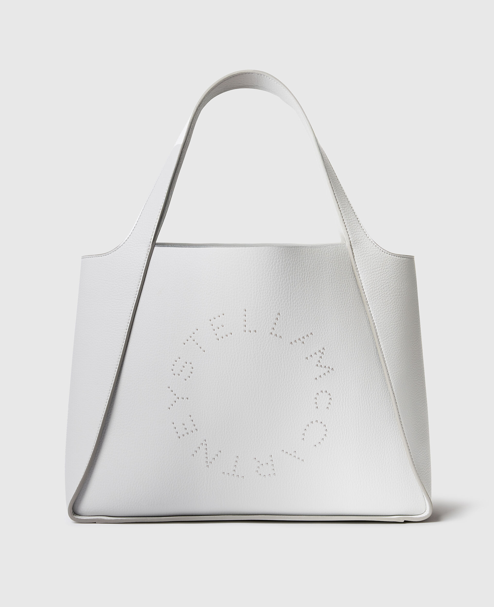 Logo Tote Bag-Grigio-medium