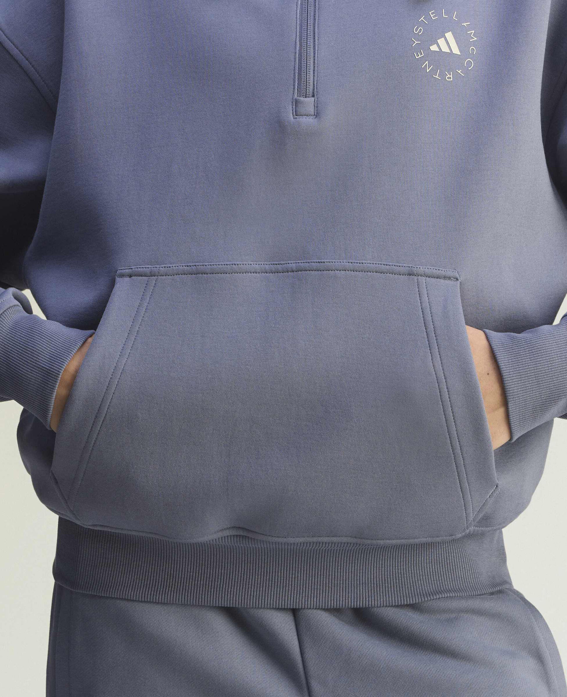 TrueCasuals Half-Zip Hoodie-Black-large image number 2