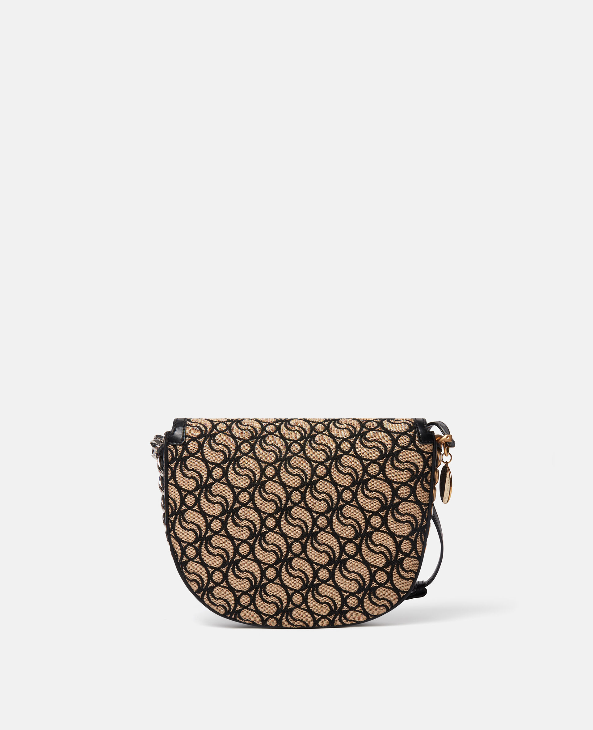 Frayme S-Wave Medium Flap Shoulder Bag-Beige-large image number 3