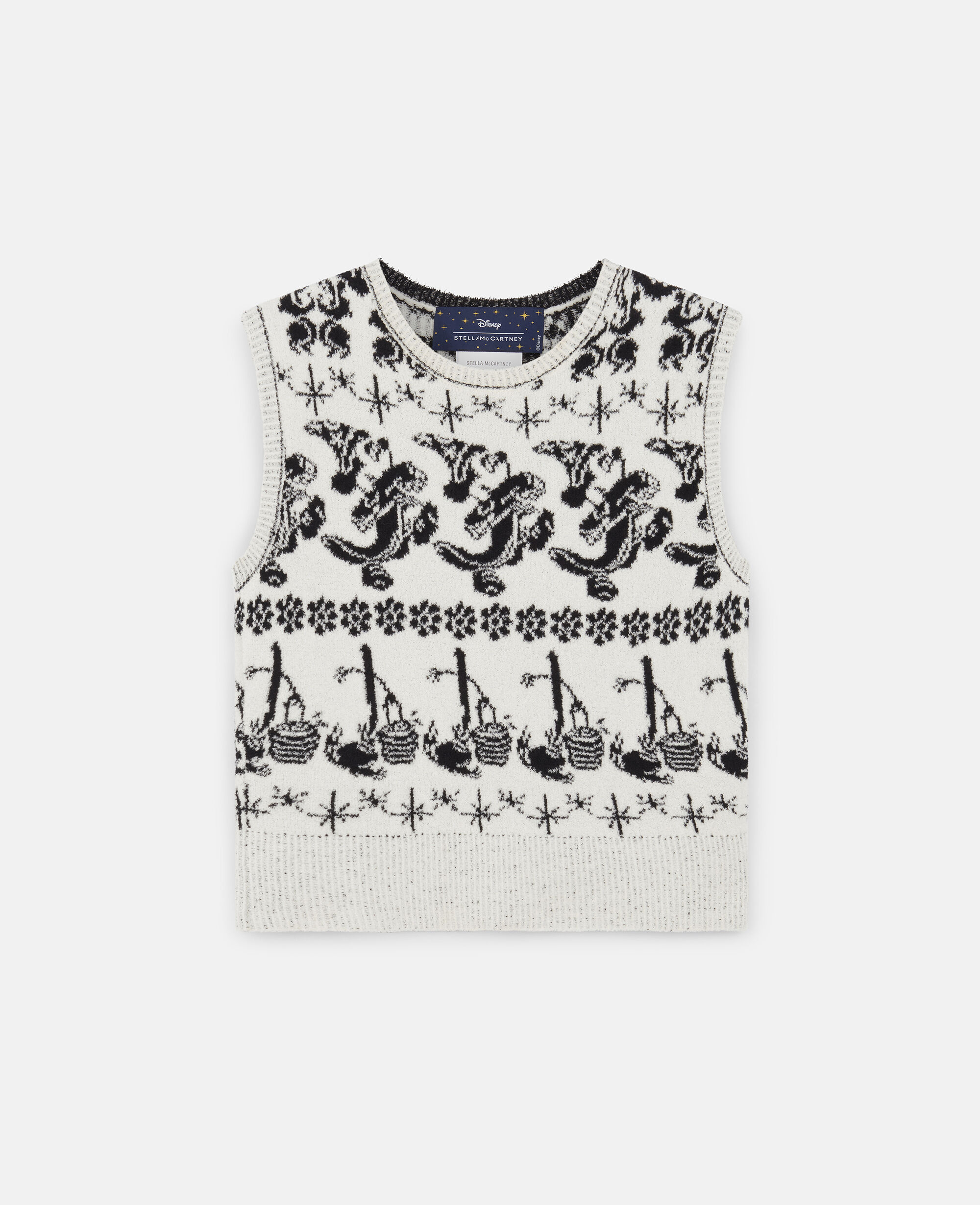 fair isle sleeveless jumper