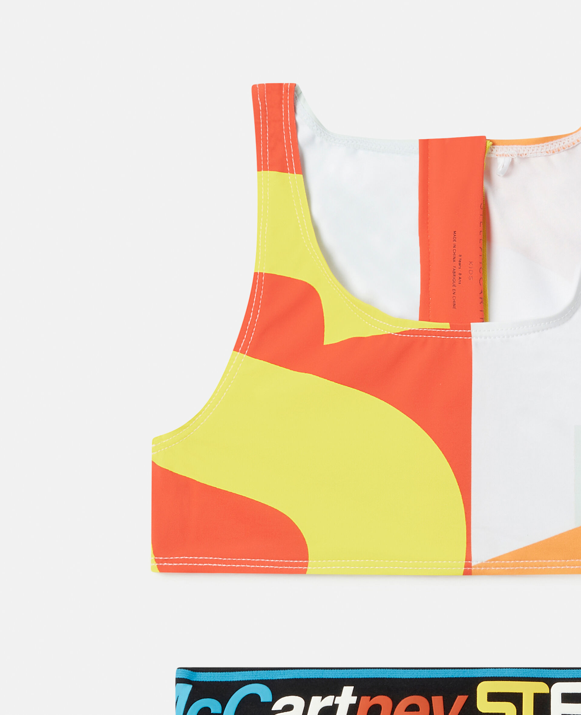 Geometric Print Active Bikini-Multicolour-large image number 1