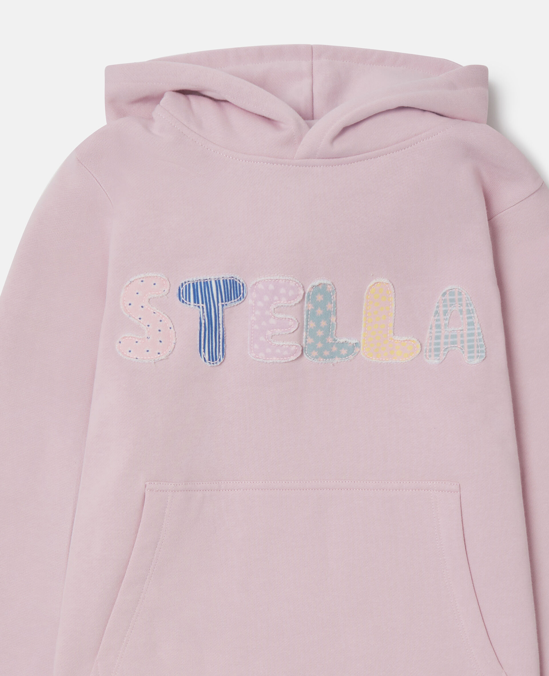 Logo Graphic Embroidered Hoodie-Purple-large Logo Graphic Embroidered Hoodie-Purple-large image number 1