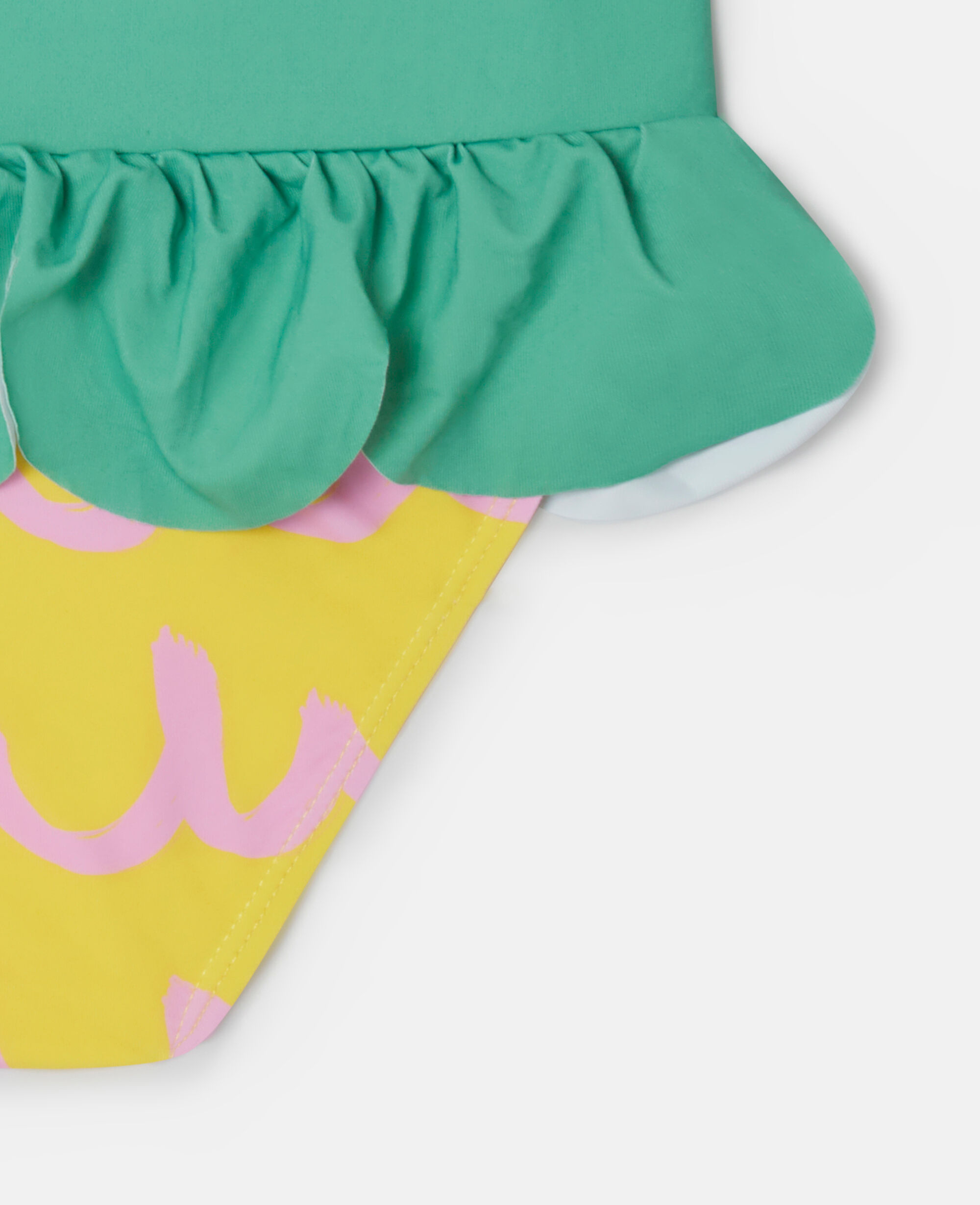 Women Yellow Pineapple Bikini Set Stella McCartney AE