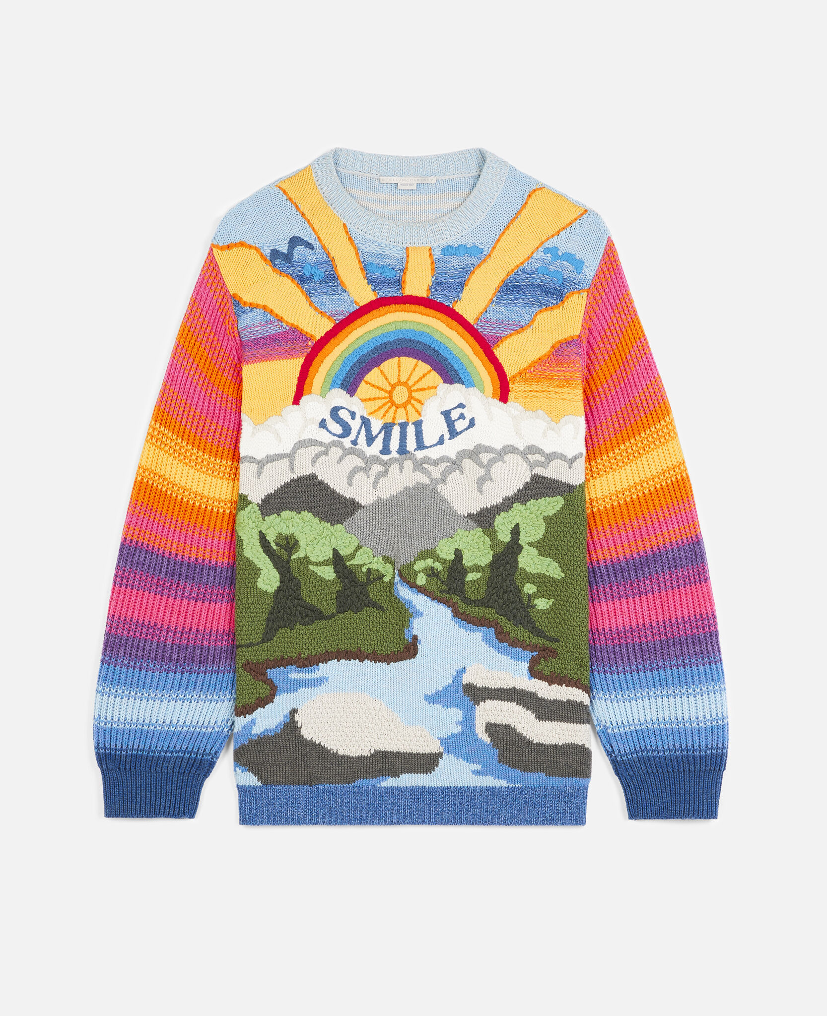 Women Multicolor Kind Intarsia Jumper Stella McCartney RO