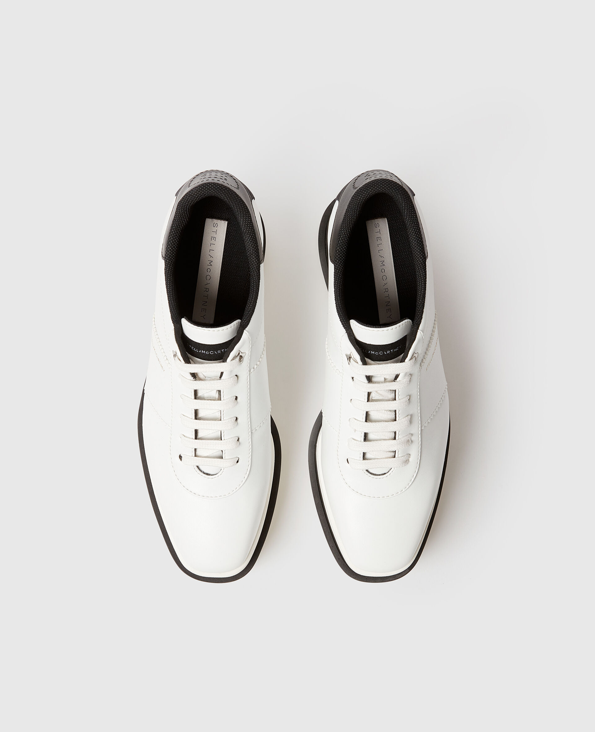 Sneak-Elyse Platform Trainers-Black-large image number 3