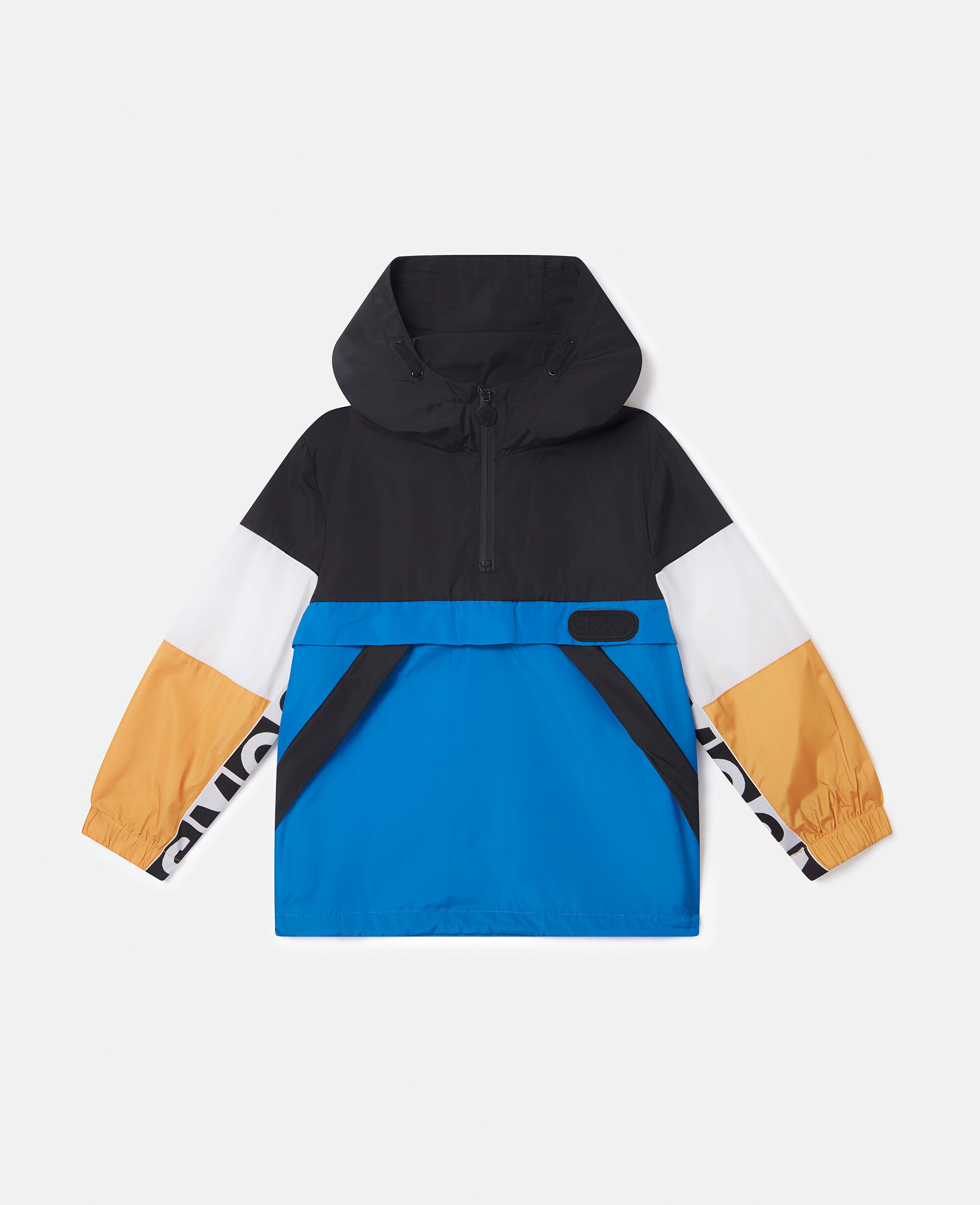Women Multicolor Logo Tape Windbreaker Jacket Stella McCartney QA