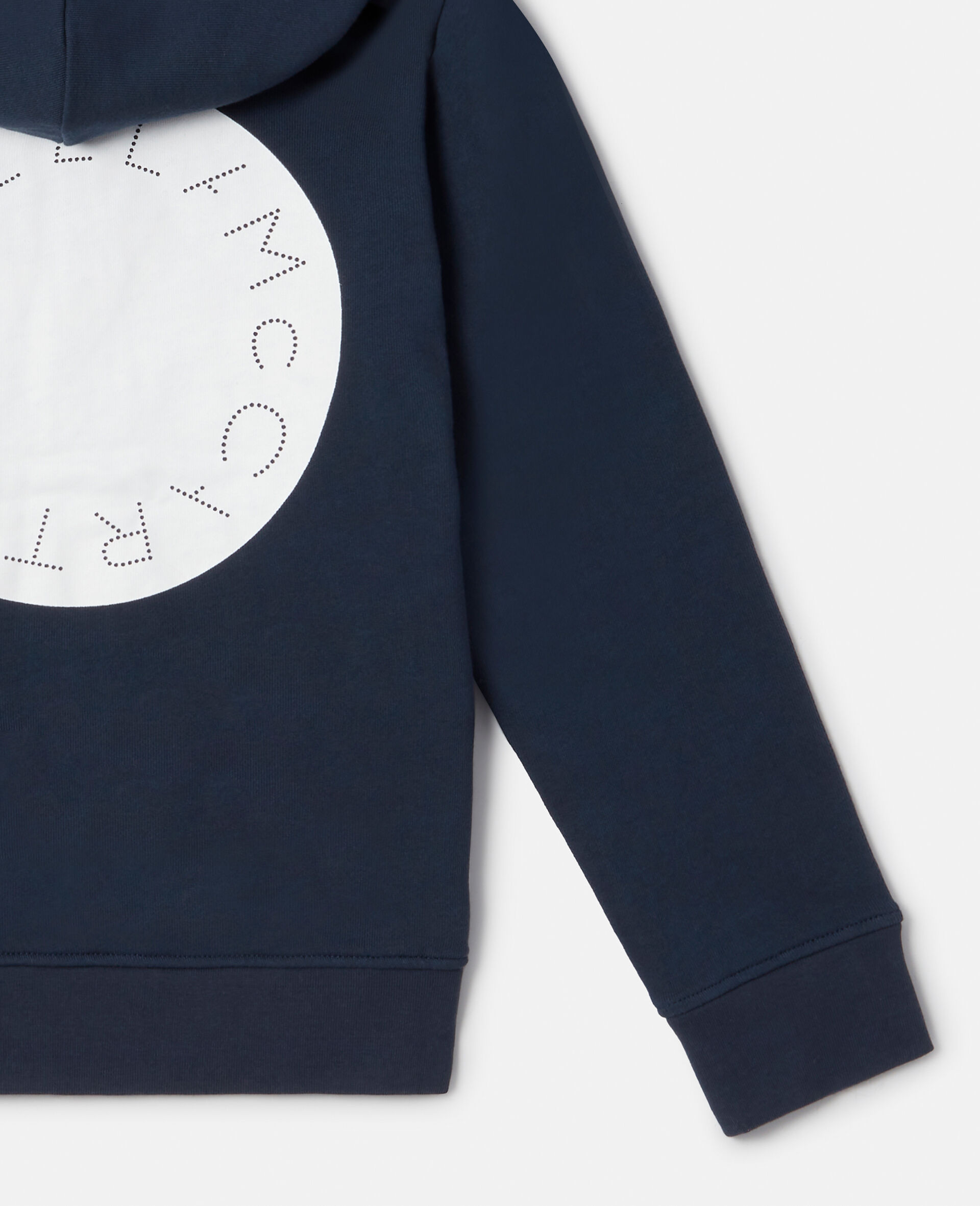 Stella Logo Zip Hoodie-Blue-large image number 1