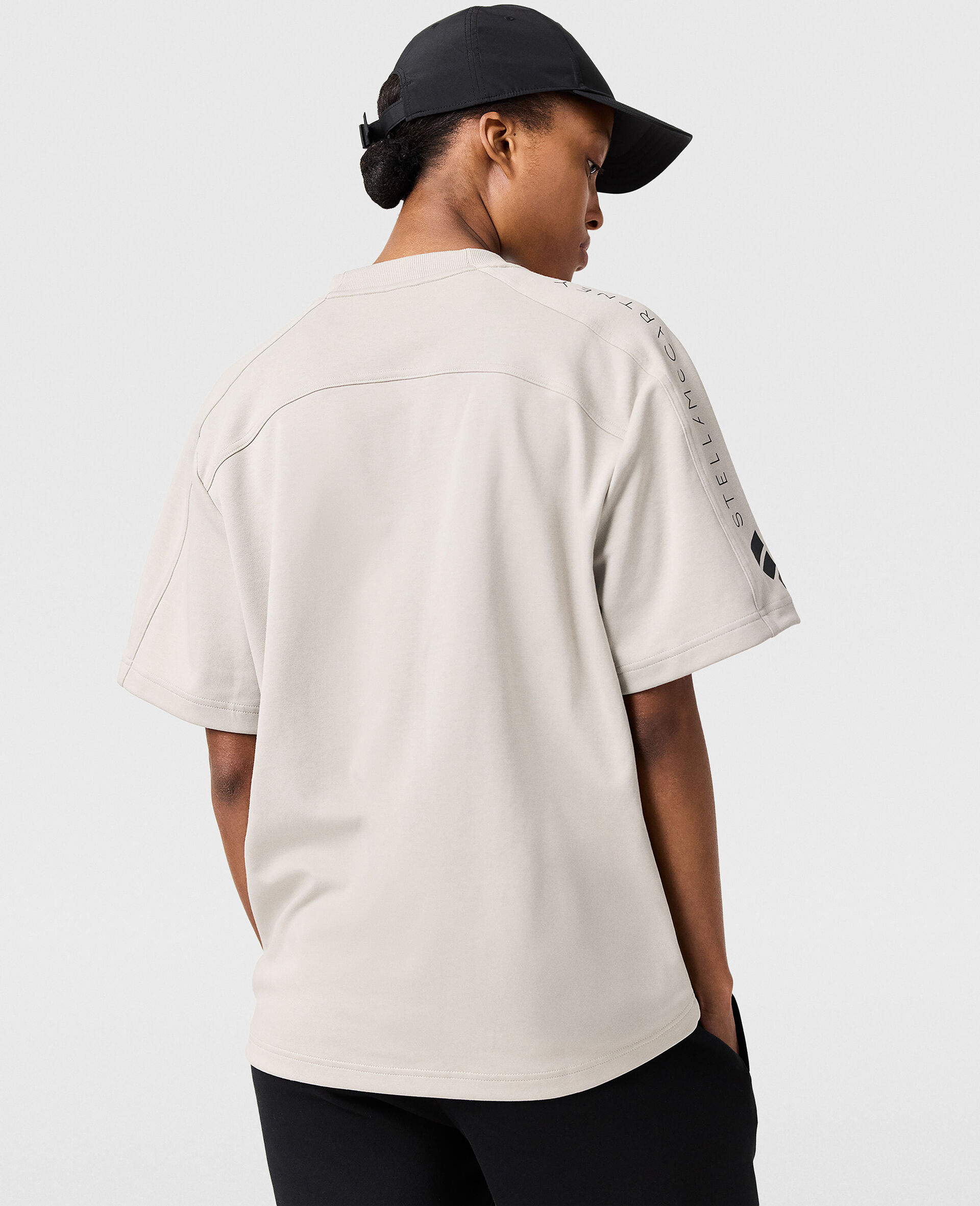 オーバーサイズロゴTシャツ-グレー-large image number 3