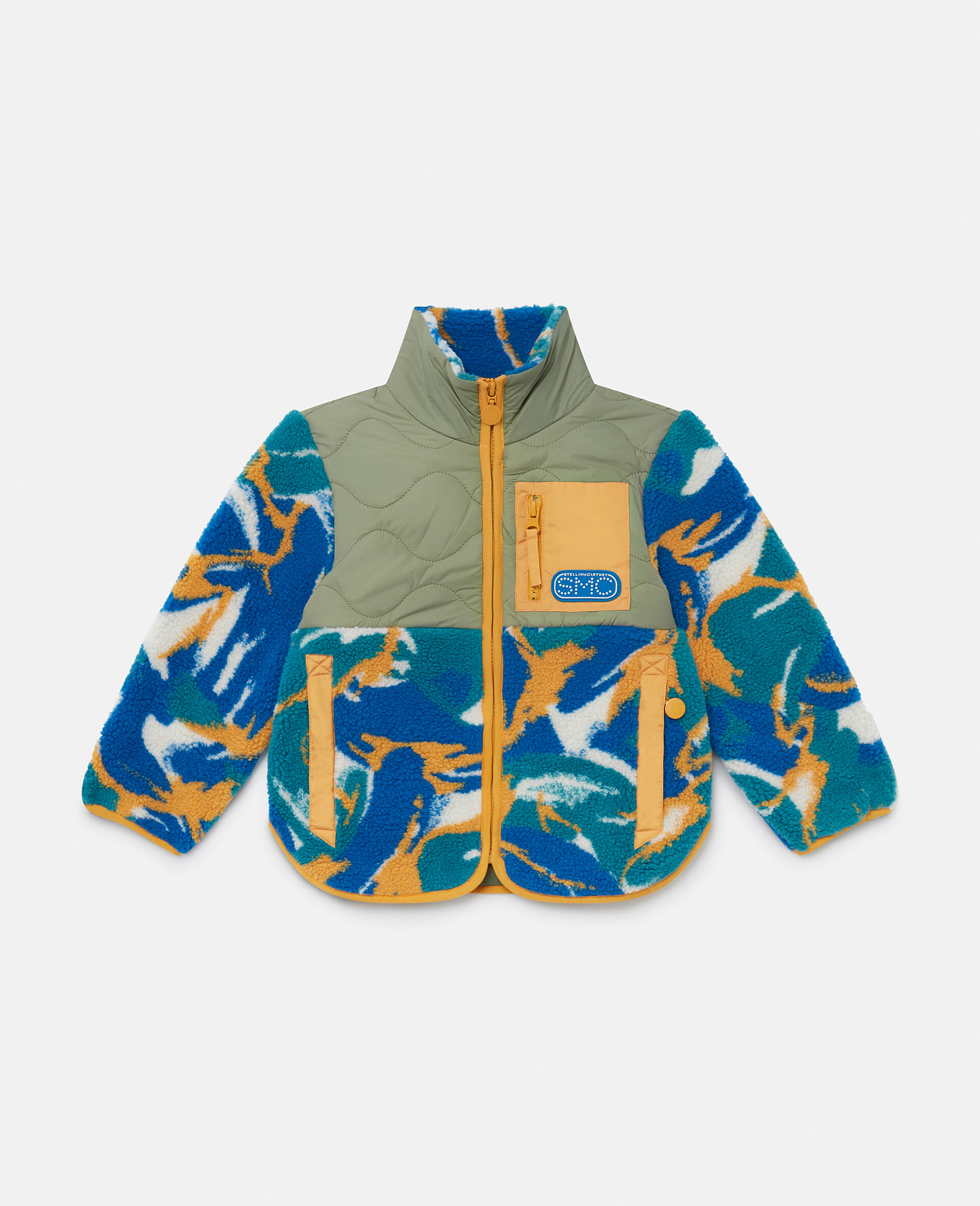 Camouflage Pattern Fleece-Multicolour-large image number 0