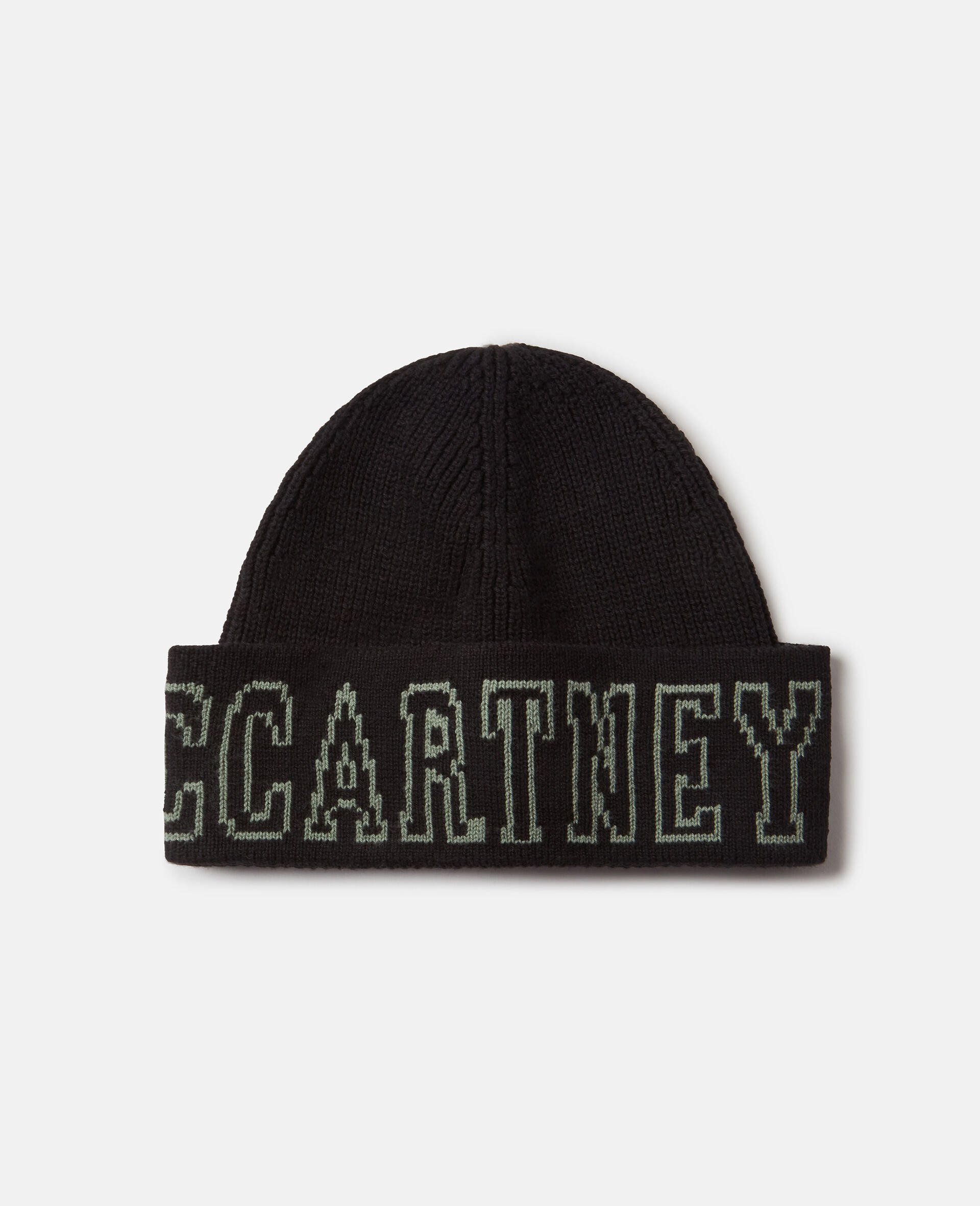 Logo Graphic Beanie-Black-medium