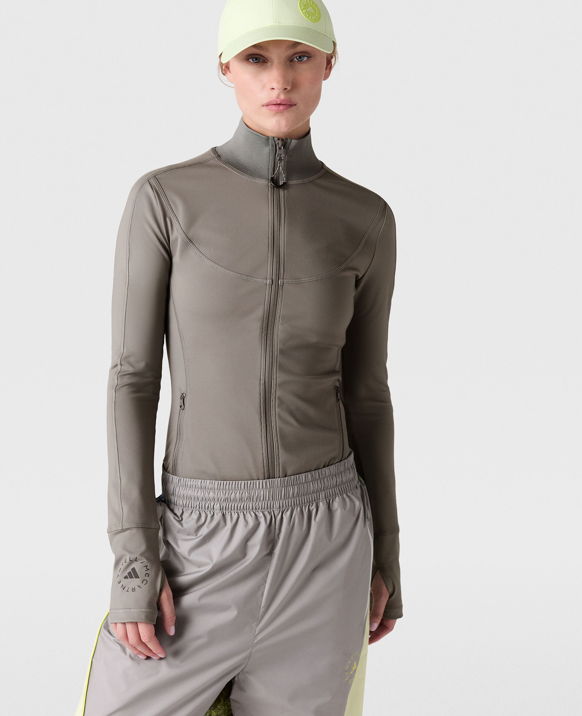 TruePurpose Long Sleeve Jacket-Grey-model