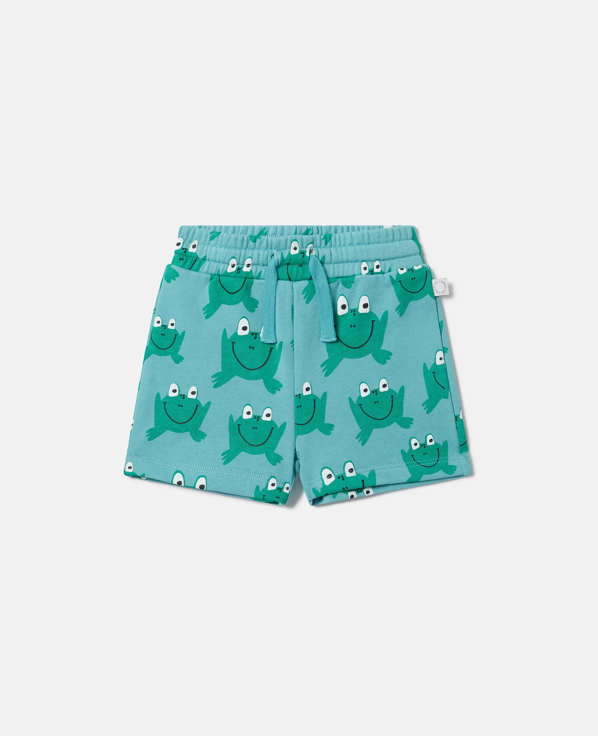 Frog Print Shorts-Green-large image number 0