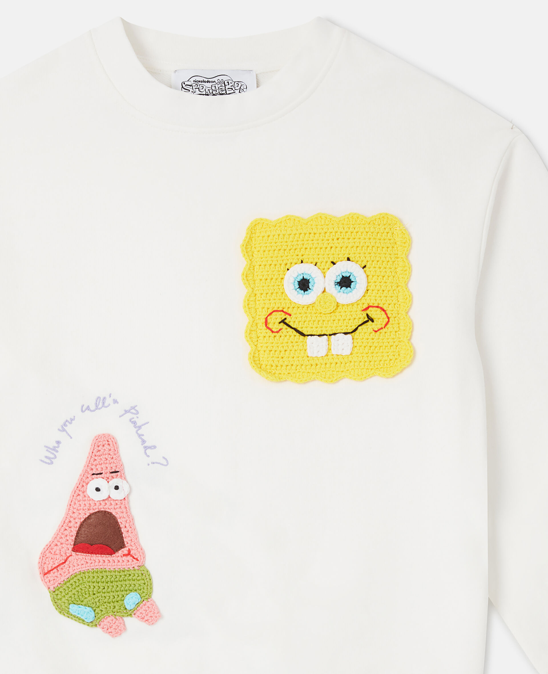 SpongeBob Graphic Sweatshirt-Cream-large image number 3