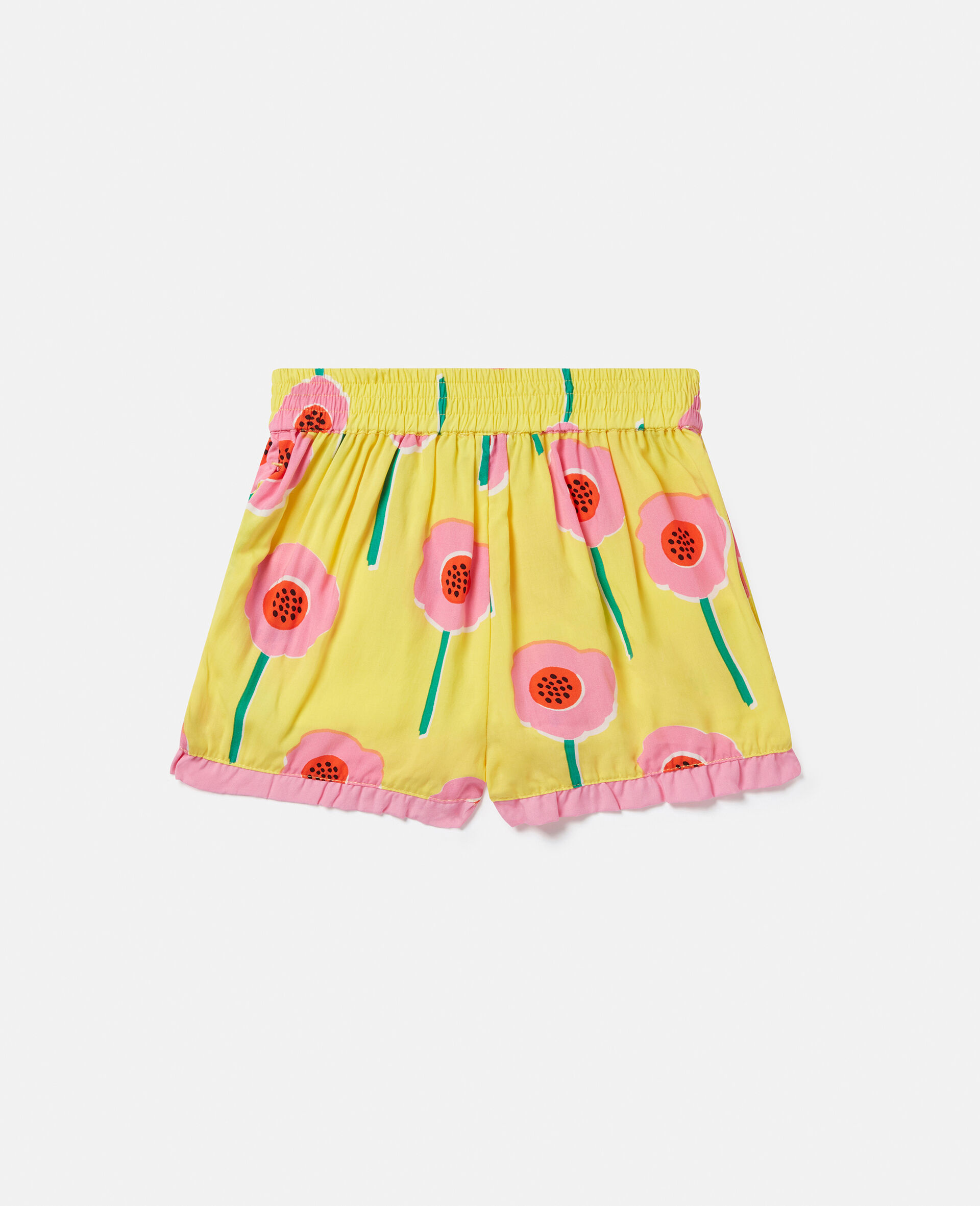 花朵印花短裤-Multicolored-large image number 2