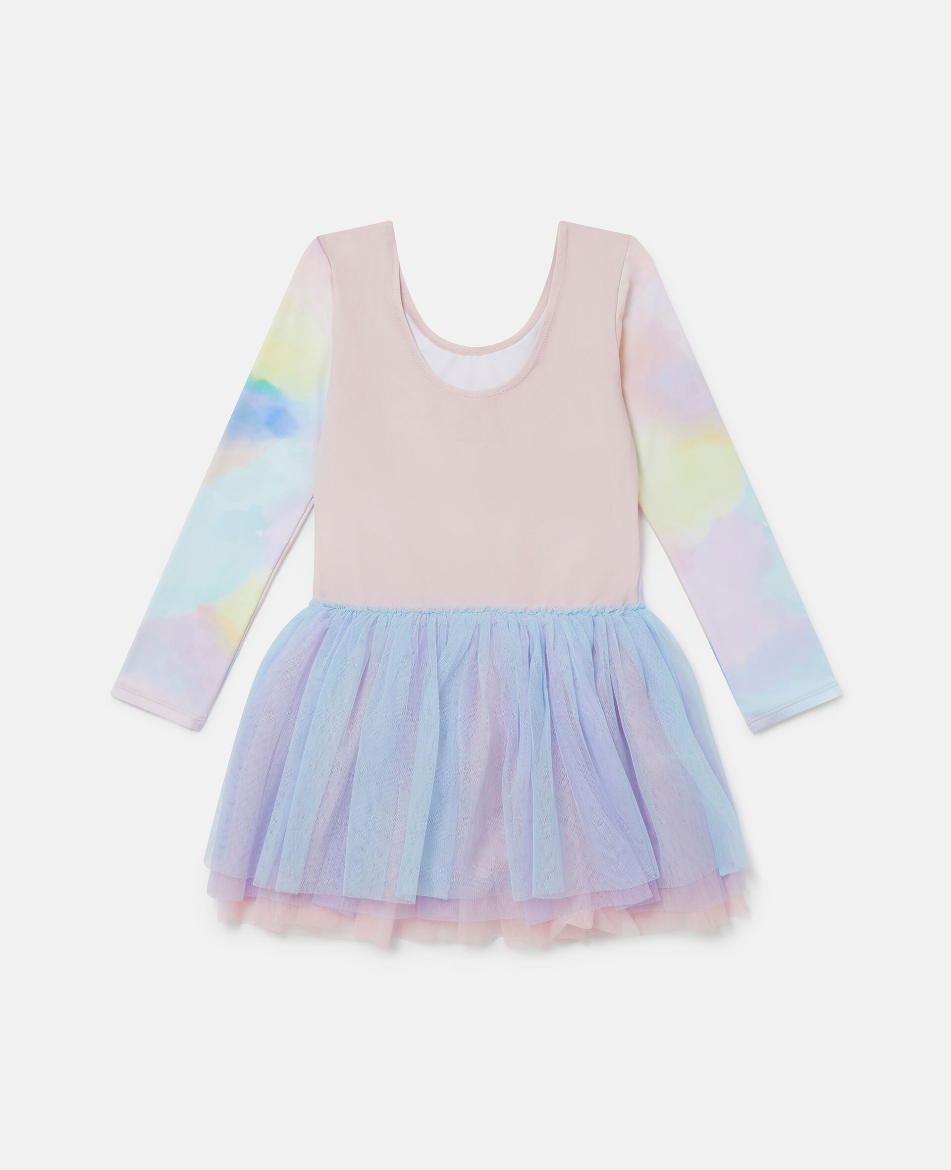 Robe tutu licorne arc en ciel-Blanc-large image number 2