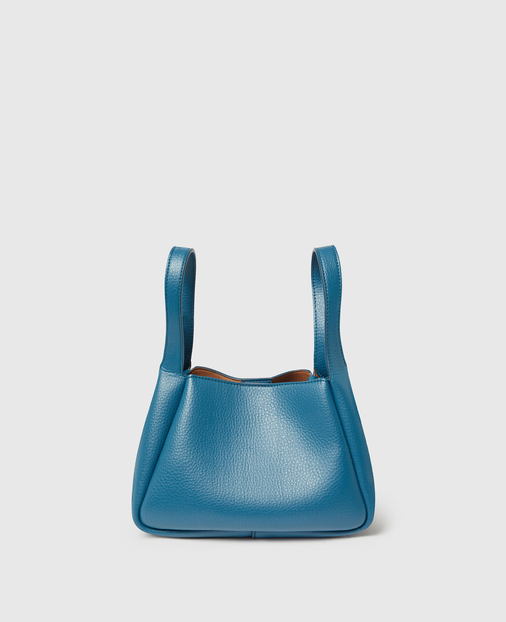 Logo Double Top Handle Crossbody Bag-Blue-large image number 2