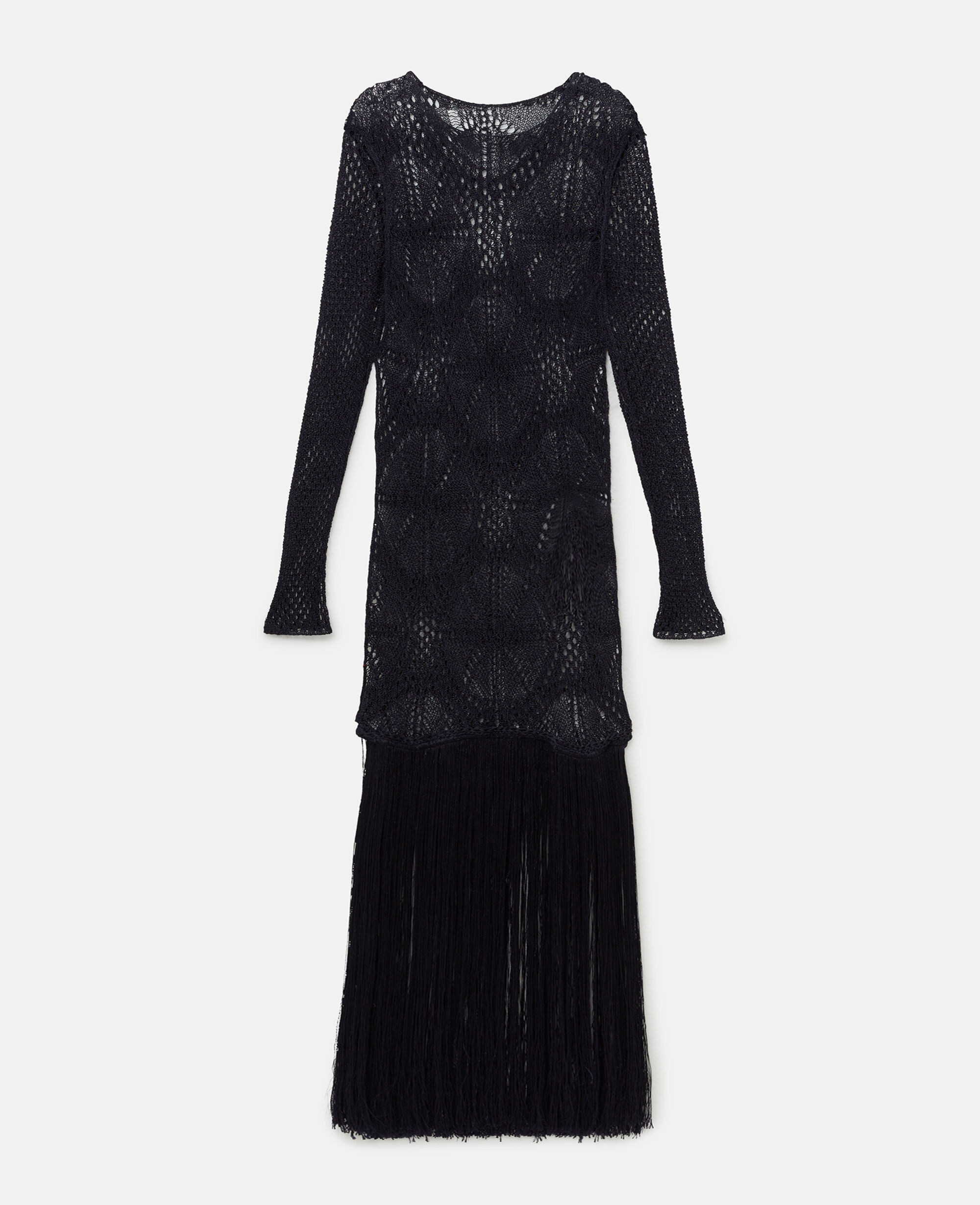 Women NAVY Seashell Crochet Maxi Dress Stella McCartney GB