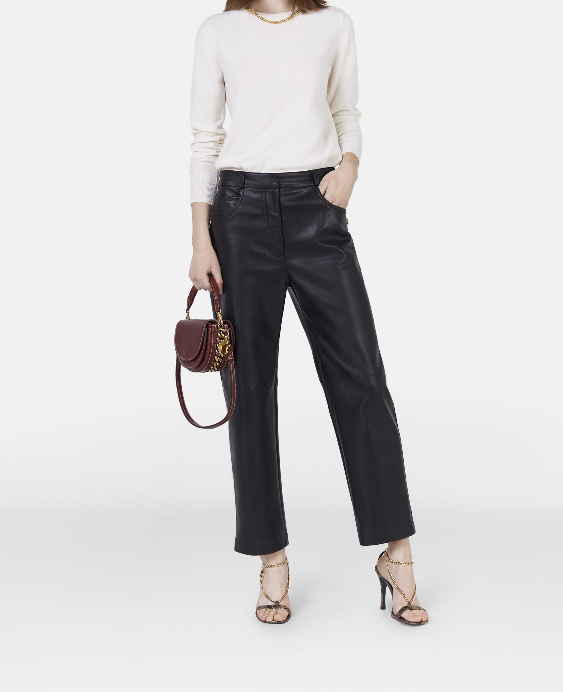 Stella Iconics Alter Mat Straight Leg Trousers-Black-large image number 1