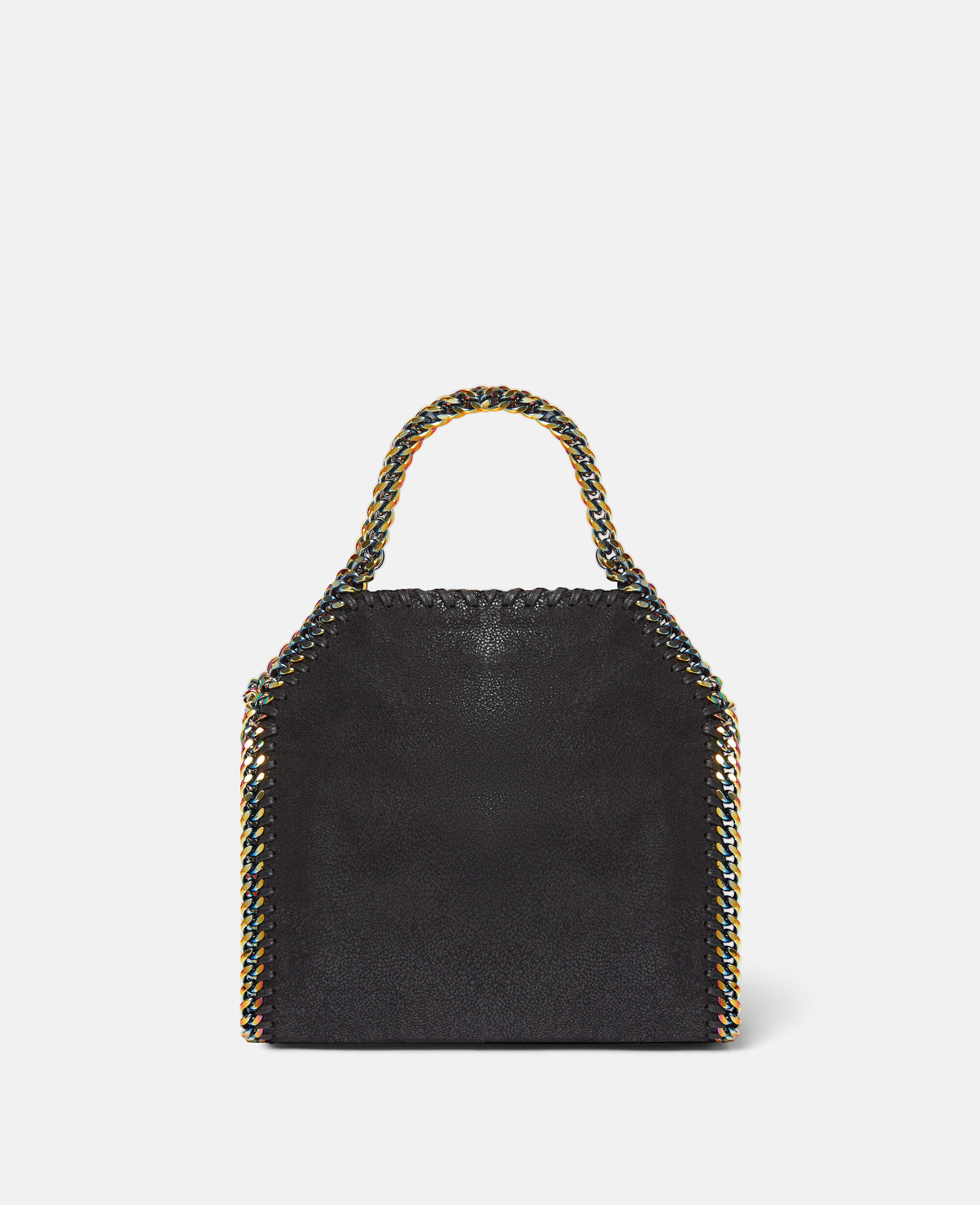 Women Black Falabella Holographic Chain Tiny Tote Bag Stella McCartney GB