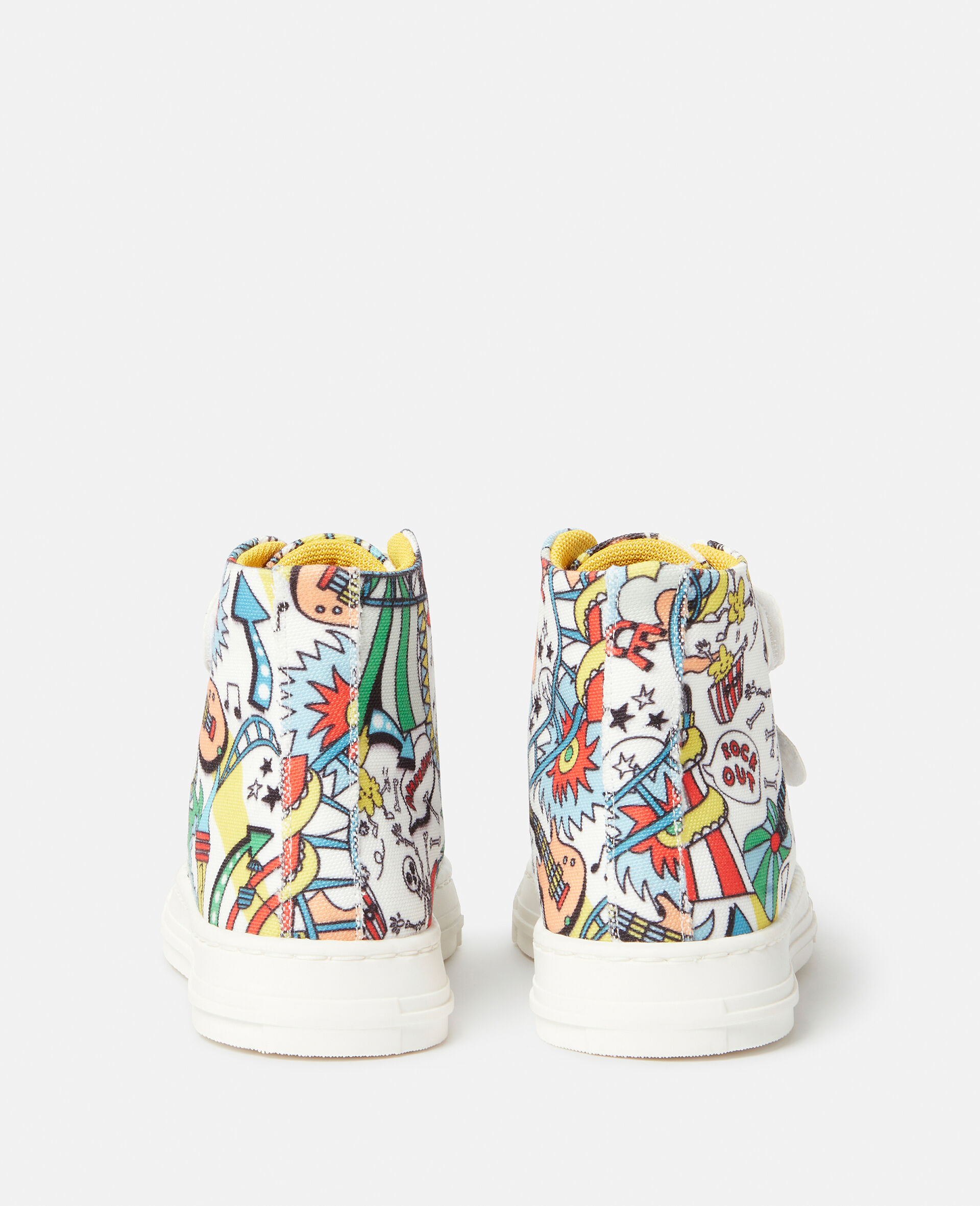 Funfair Print High-Top Trainers-Multicolour-large image number 2
