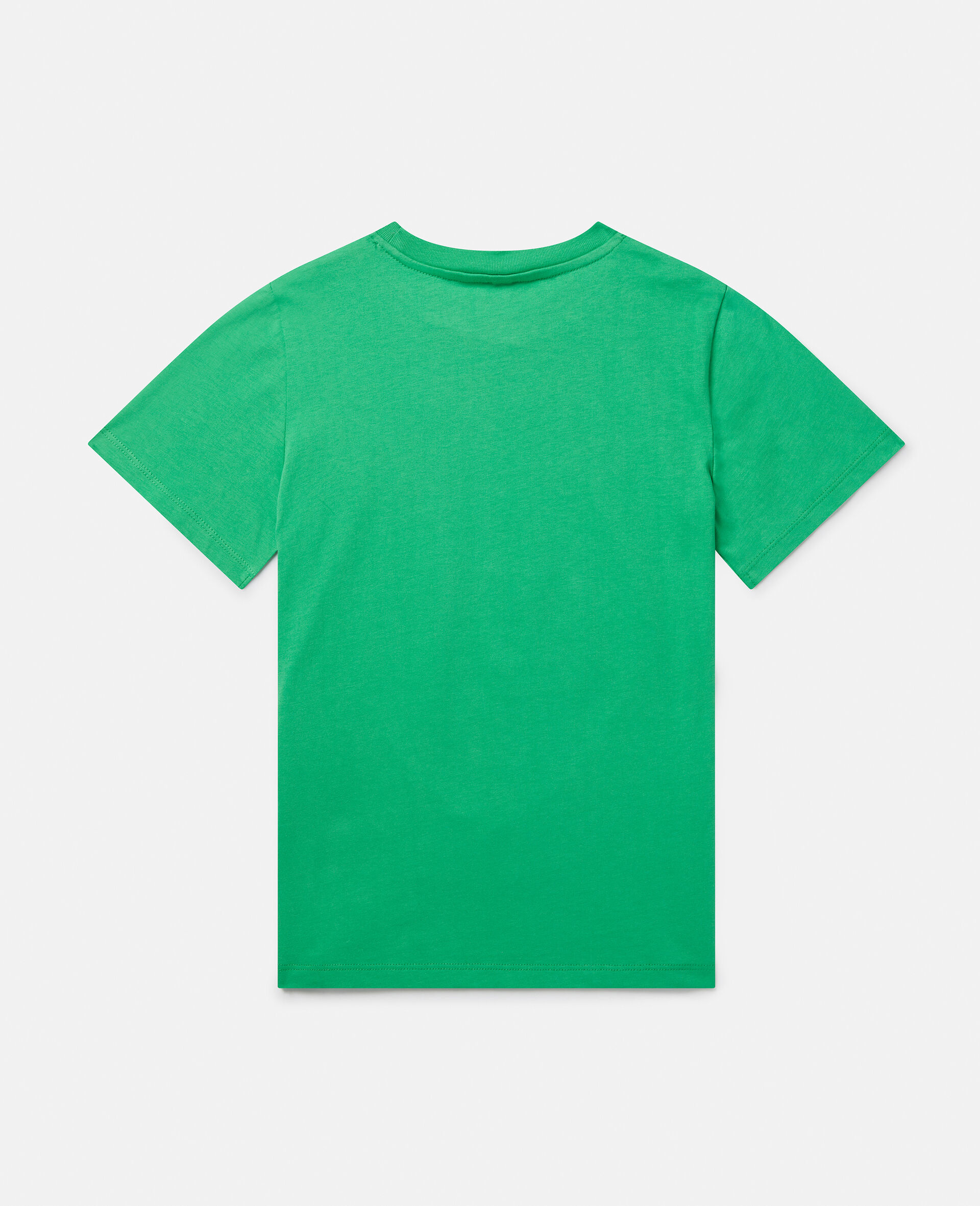 Good Vibes Monkey Print T-Shirt-Green-large image number 2