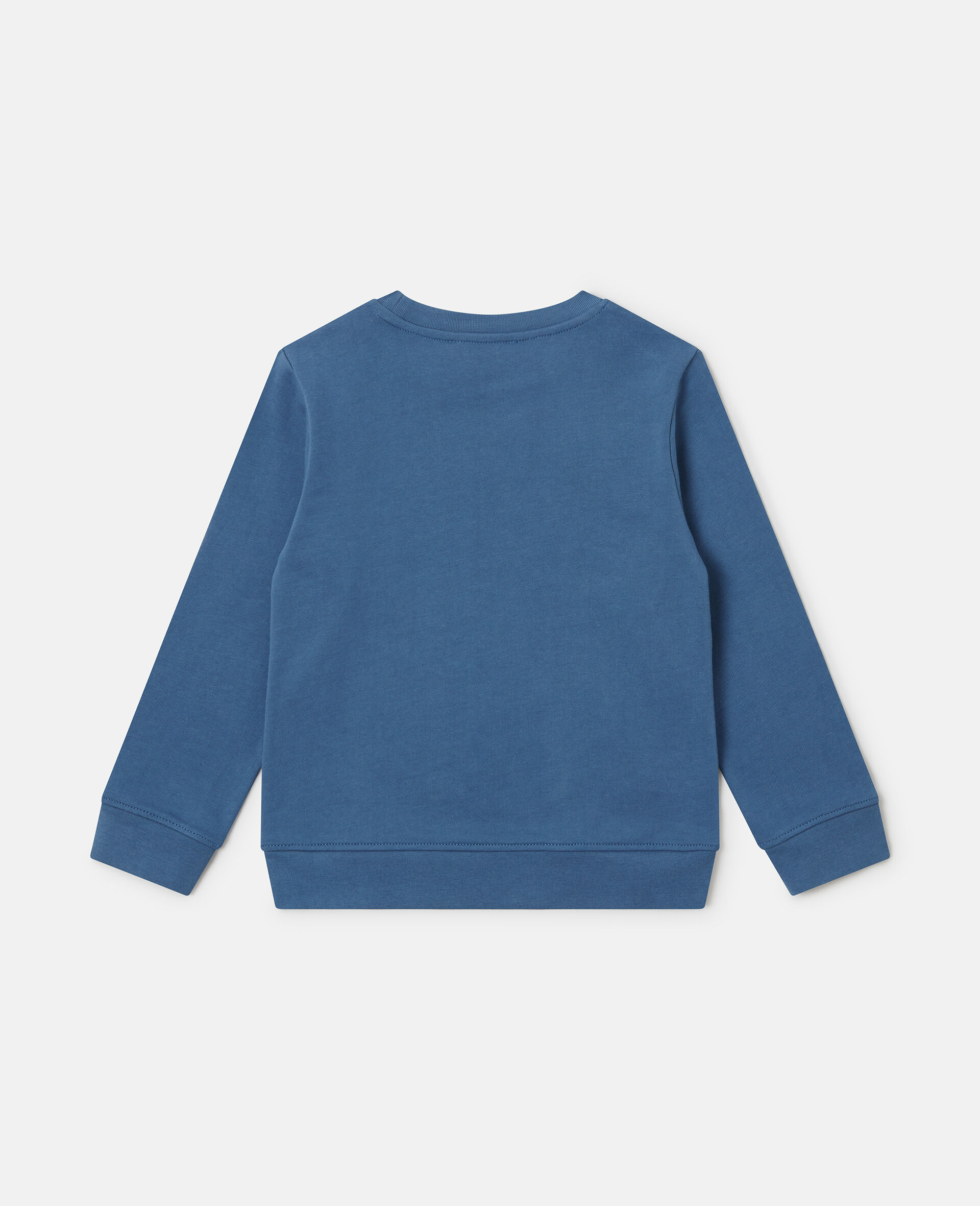 Whale Graphic Sweatshirt-Blue-large image number 2