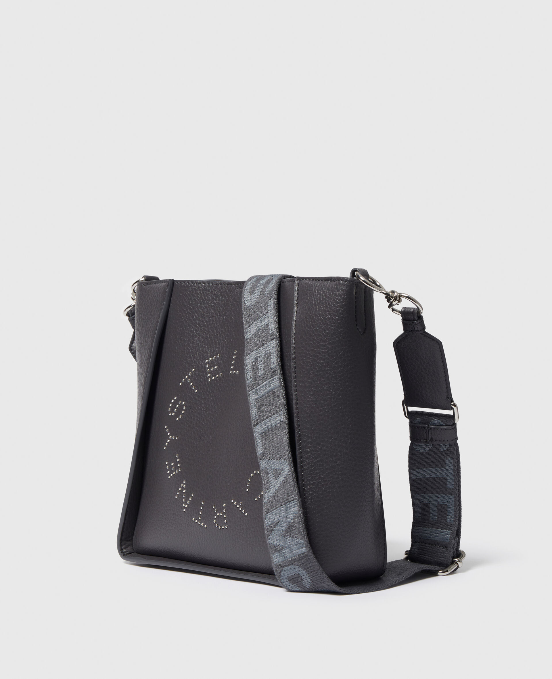 Logo Square Crossbody Bag-Grey-medium Logo Square Crossbody Bag-Grey-medium