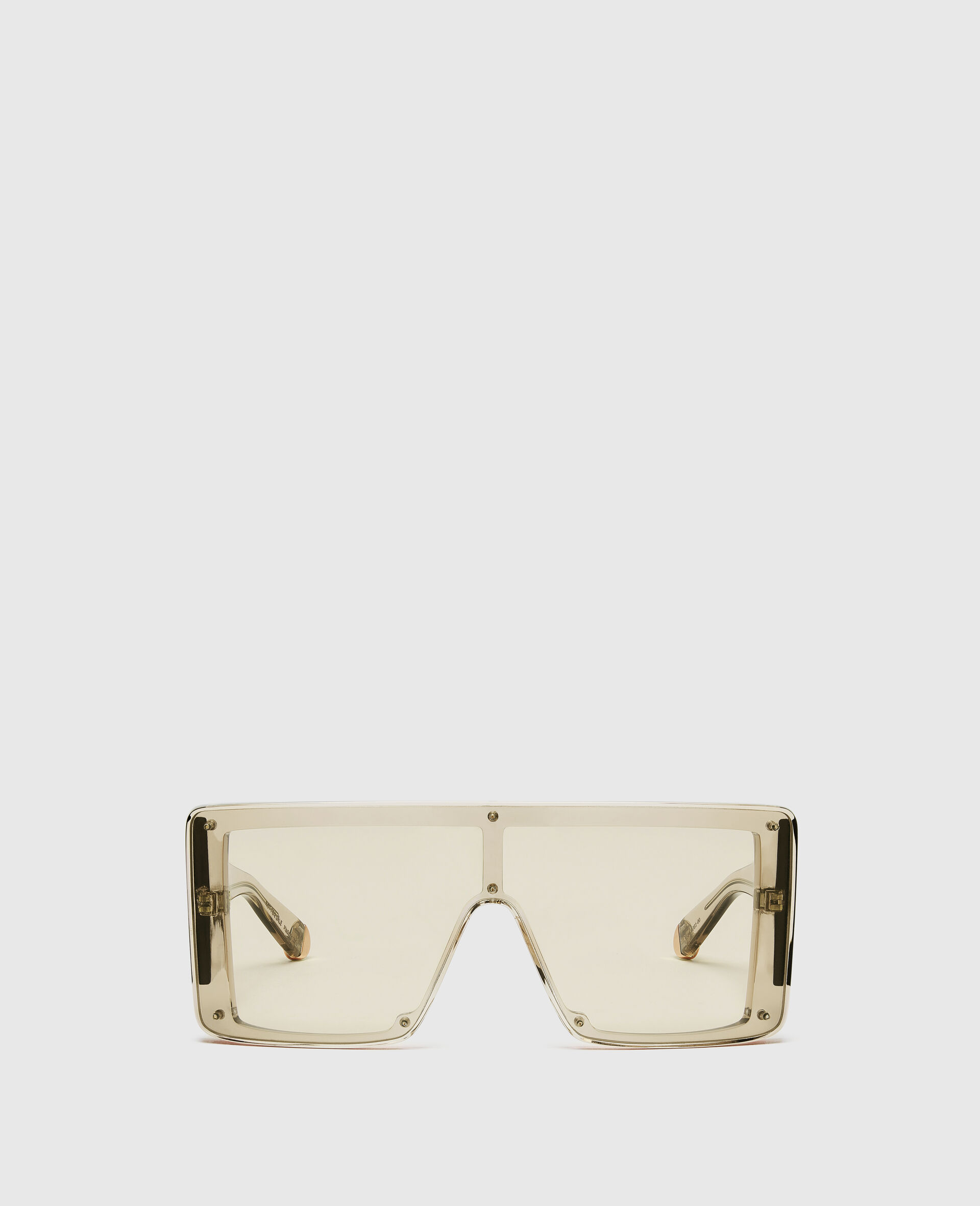 Translucent Square Sunglasses-Black-large image number 0