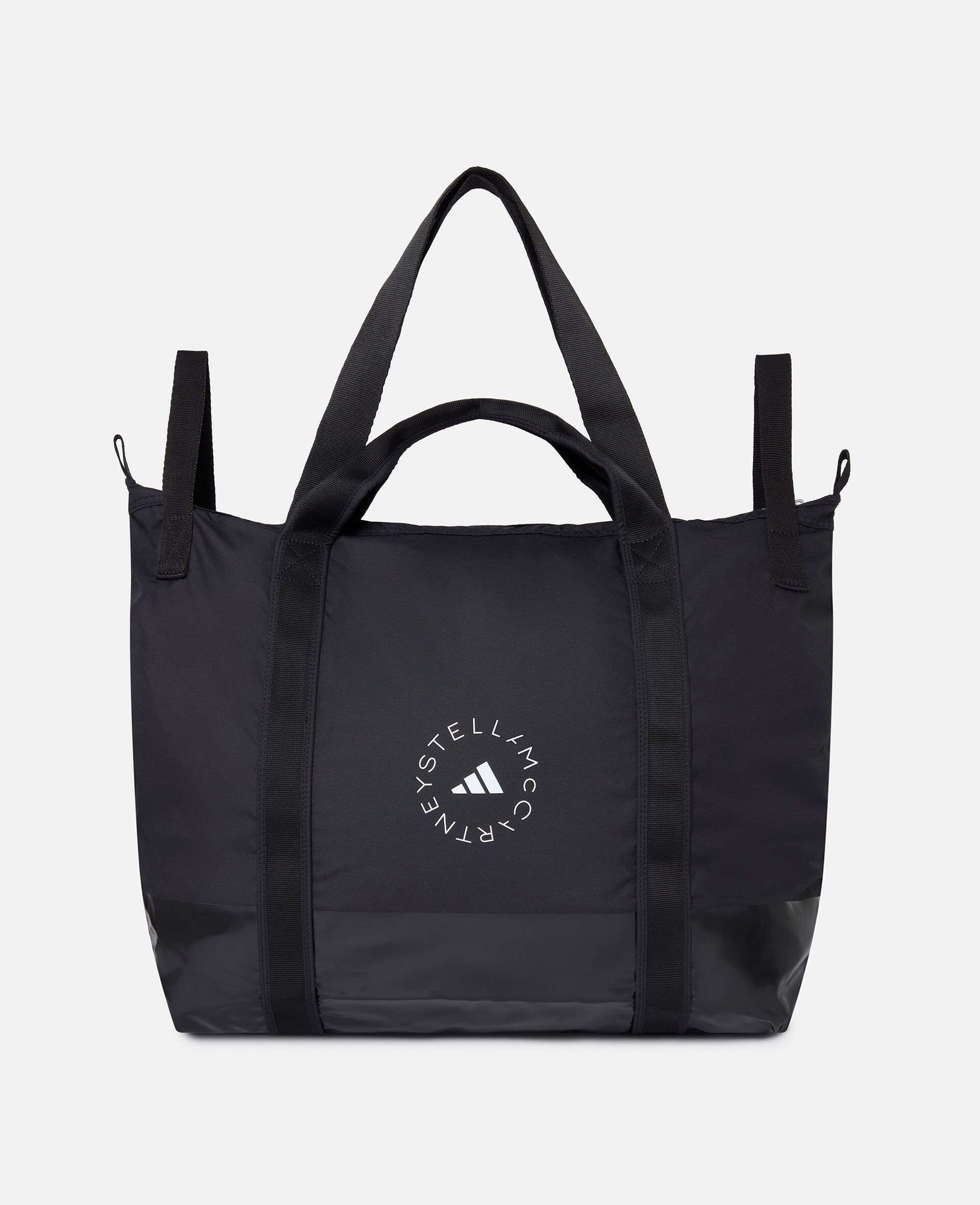 Logo Tote Bag-Black-medium