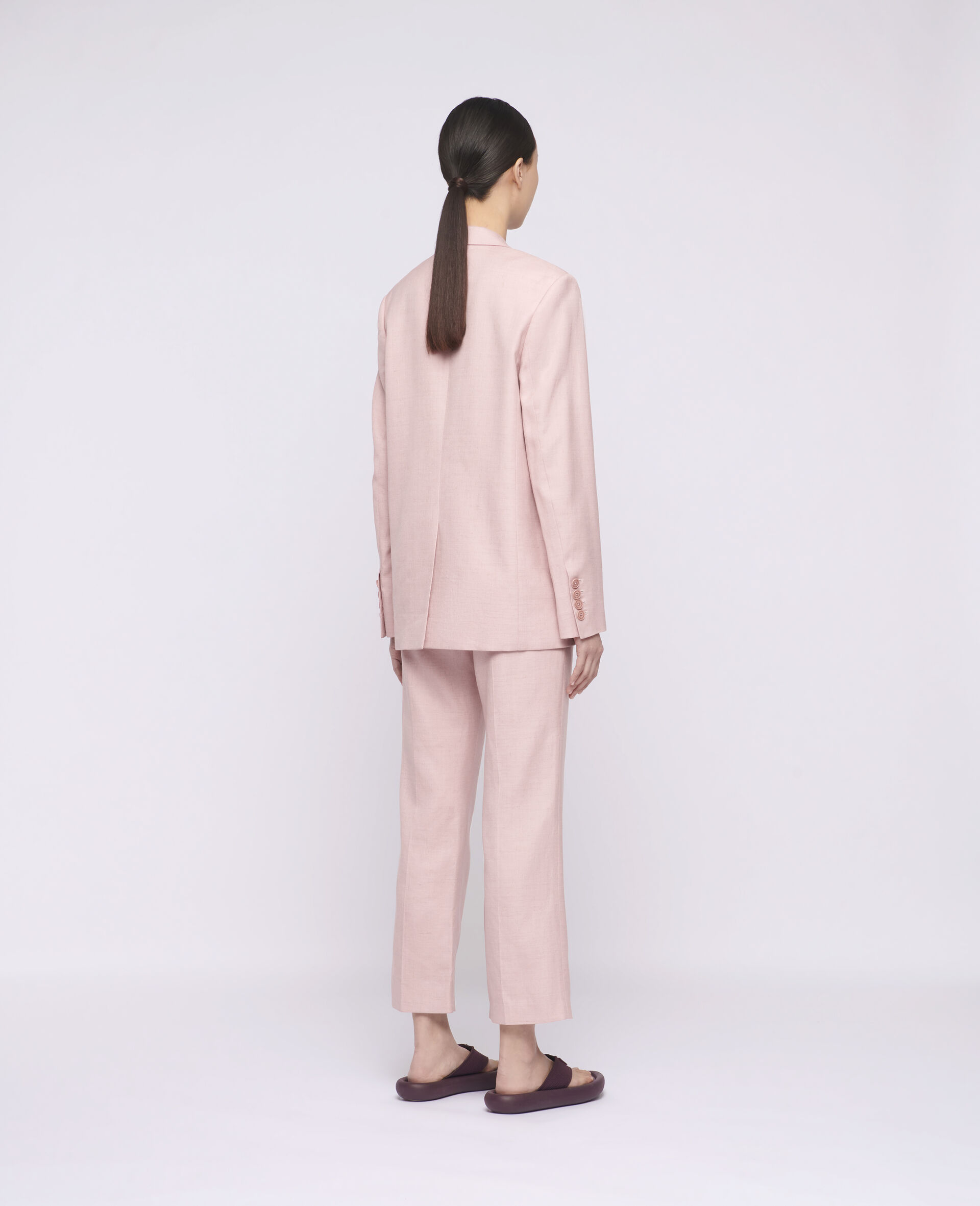 Carlie Tailored Trousers-Pink-large image number 2