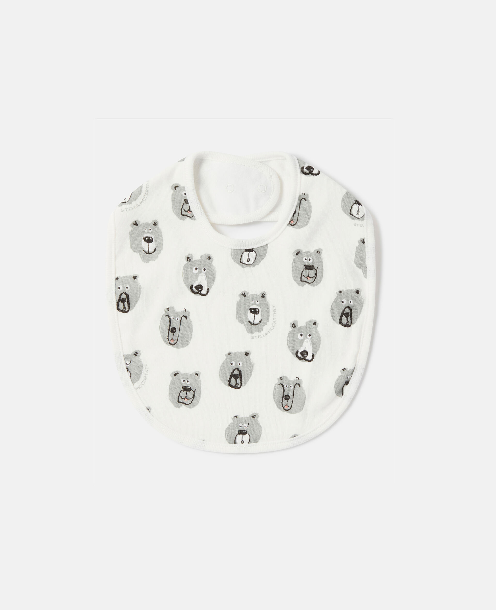 2 Pack of Bear Print Bibs-Multicolour-large image number 1