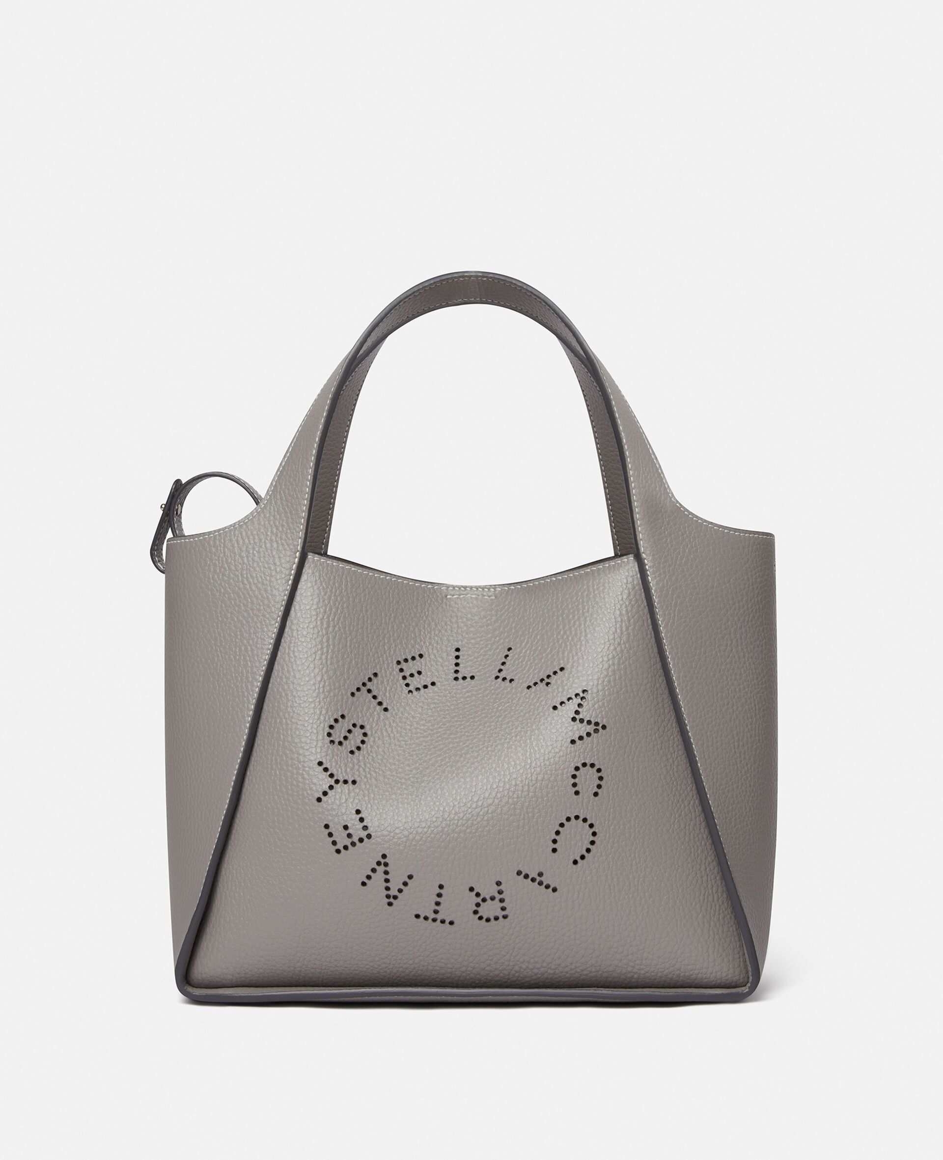 Stella Logo Grainy Alter Mat Crossbody Bag-Grey-large image number 0
