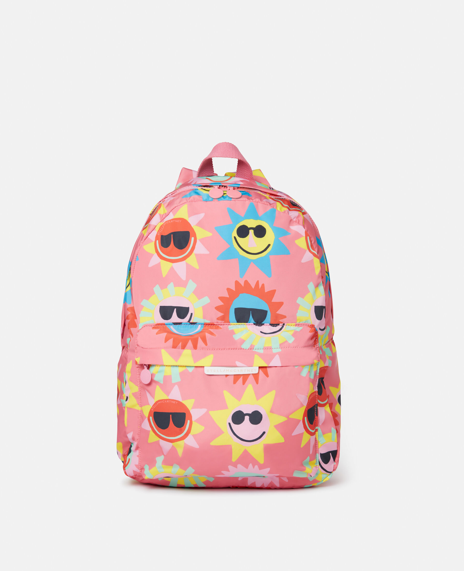 Sunshine Sunglasses Print Backpack-Pink-medium