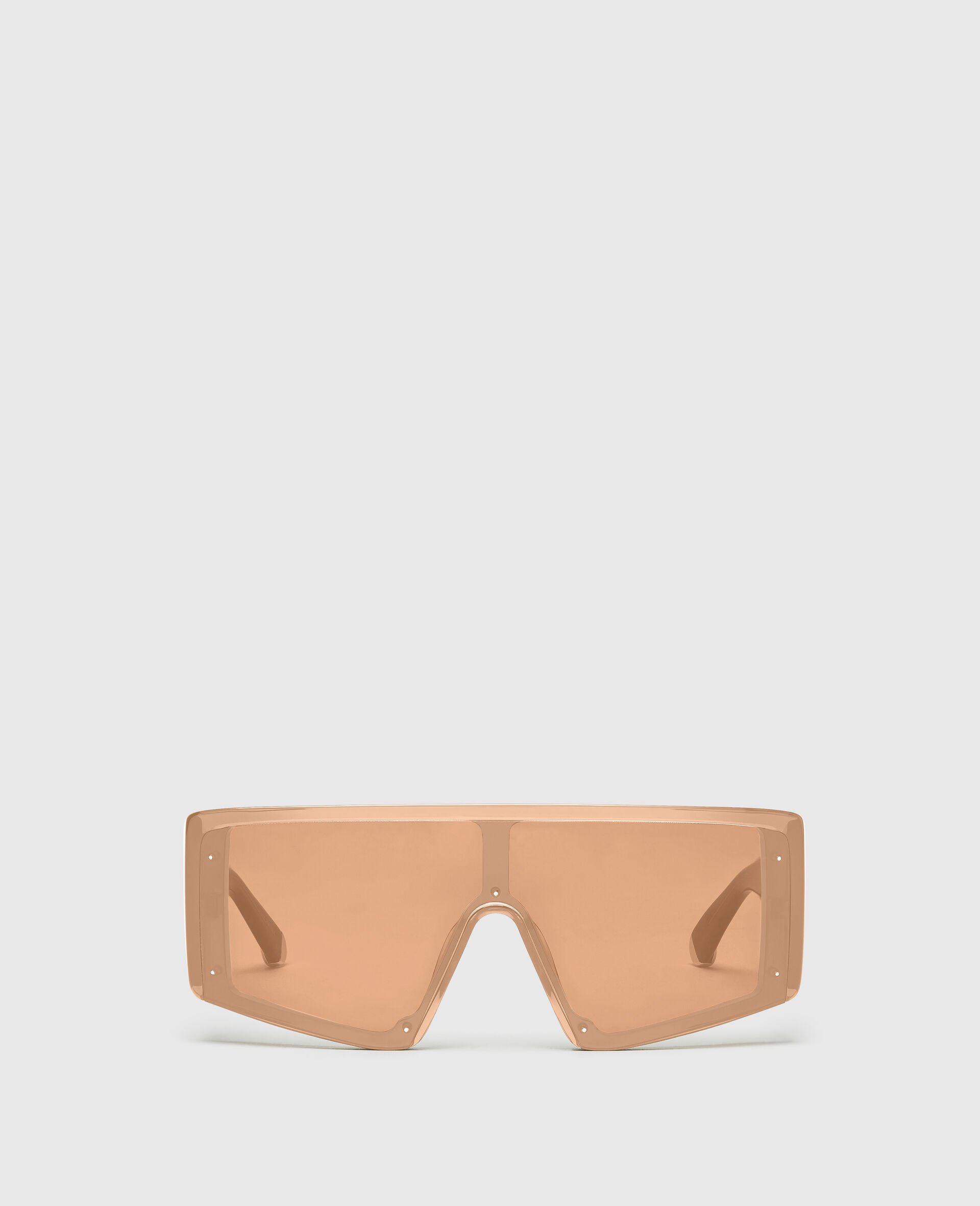 Translucent Square Sunglasses-Black-large image number 0