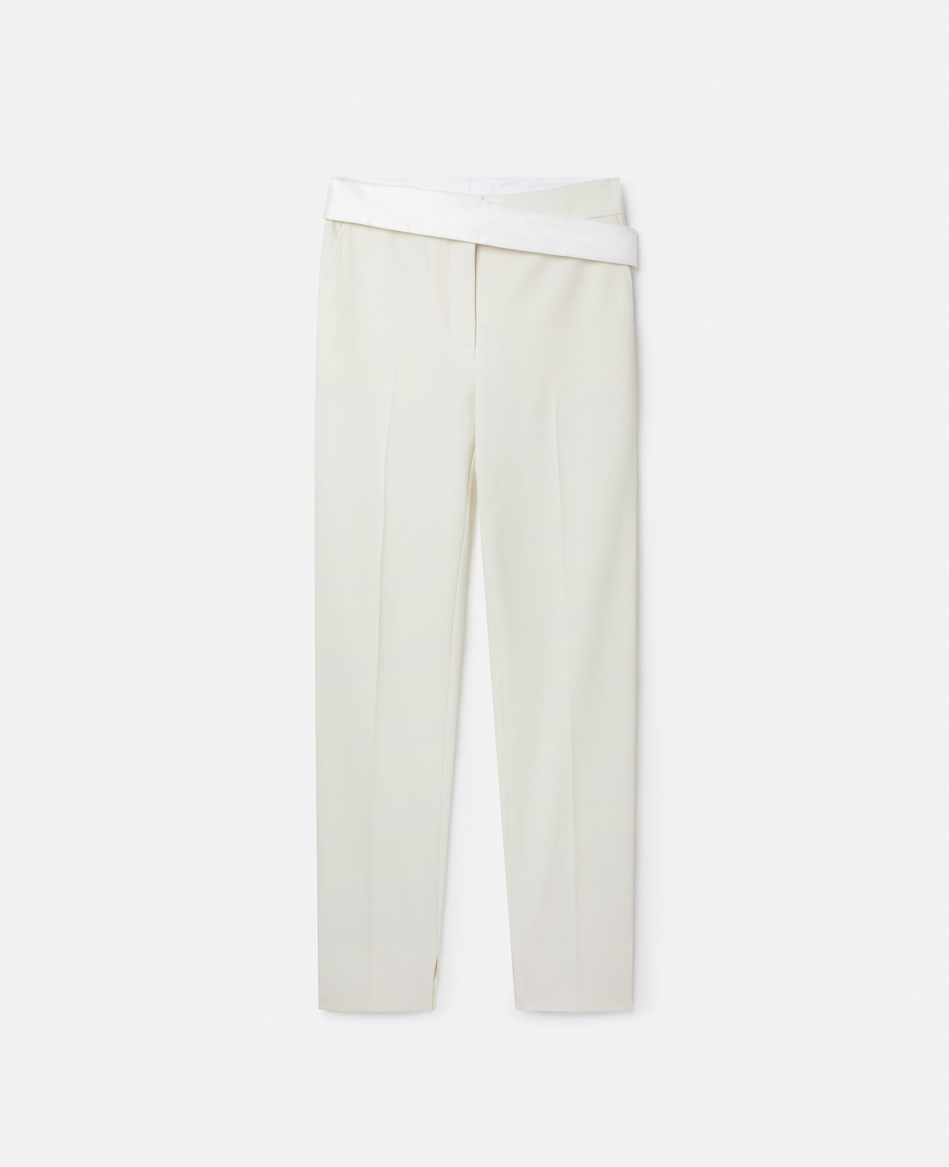 Twill Tailored Dinner Trousers-Black-large image number 0