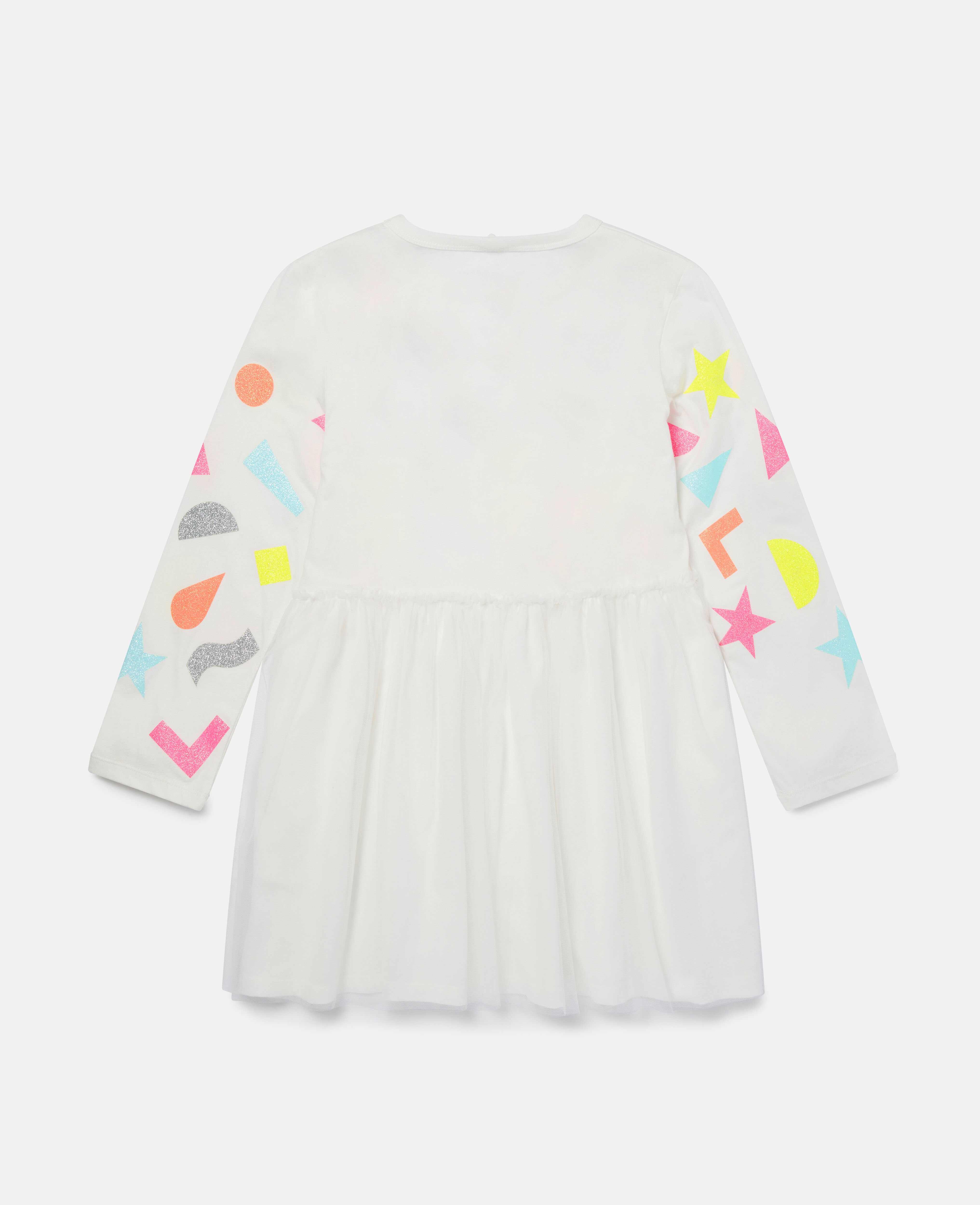 Stella McCartney Bambina Abbigliamento Vestiti Vestiti estivi Abito con adesivi glitter in cotone 