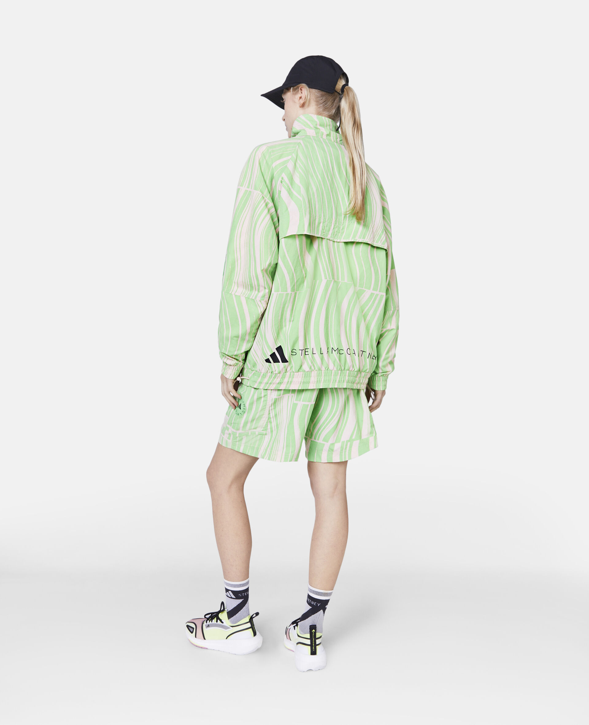 TrueCasuals Hover Float Print Woven Tracktop-Green-large image number 2