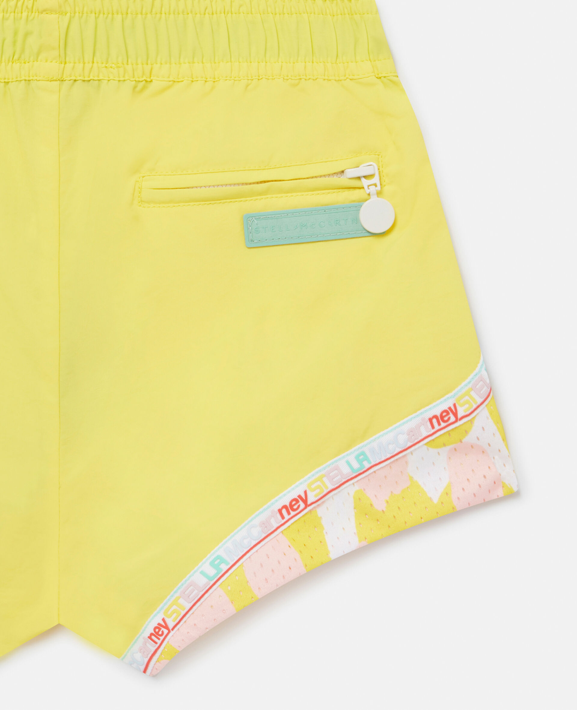 ステラ ロゴ テープ ショートパンツ-イエロー-large image number 3