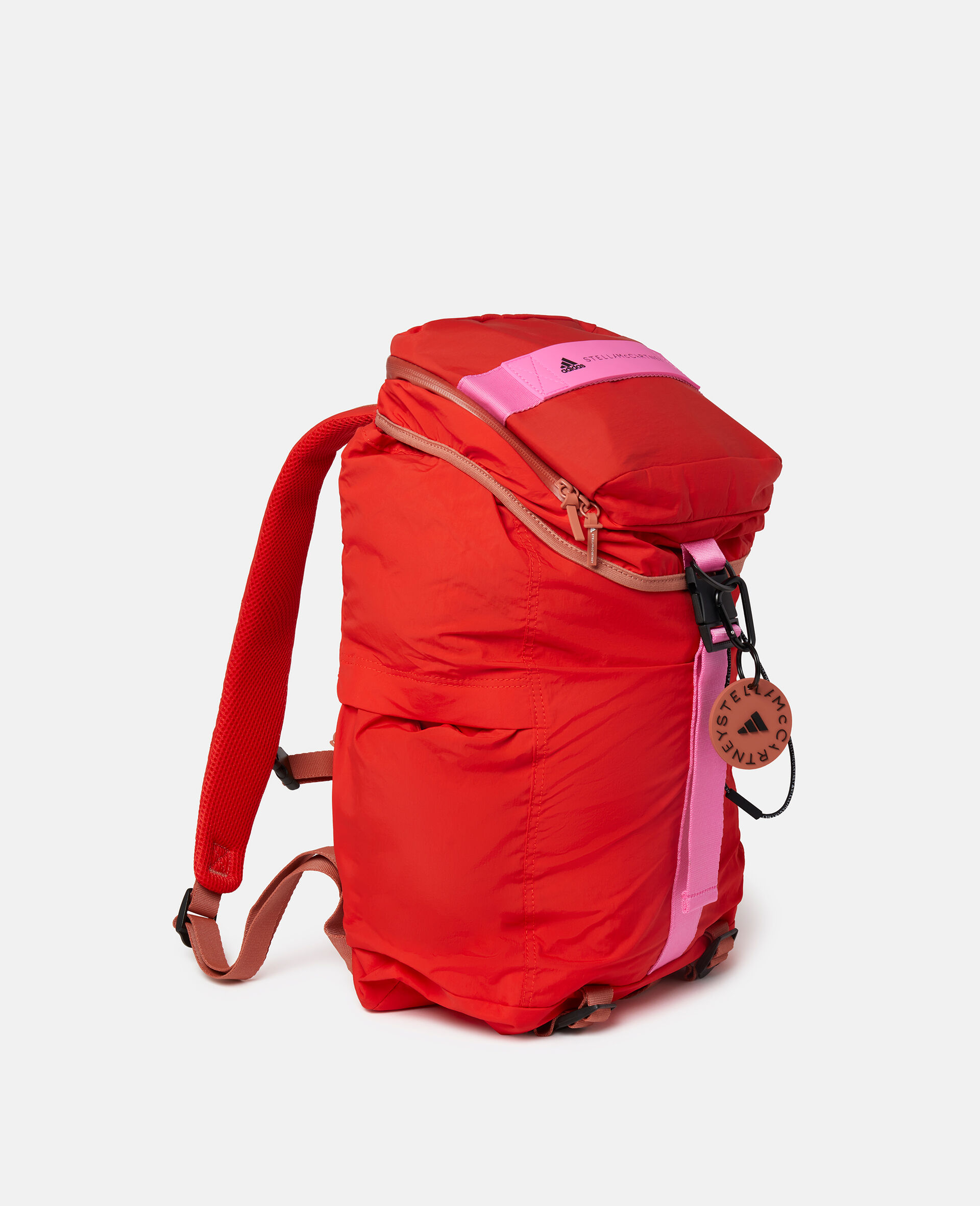 Logo Padded Backpack-Red-large image number 1