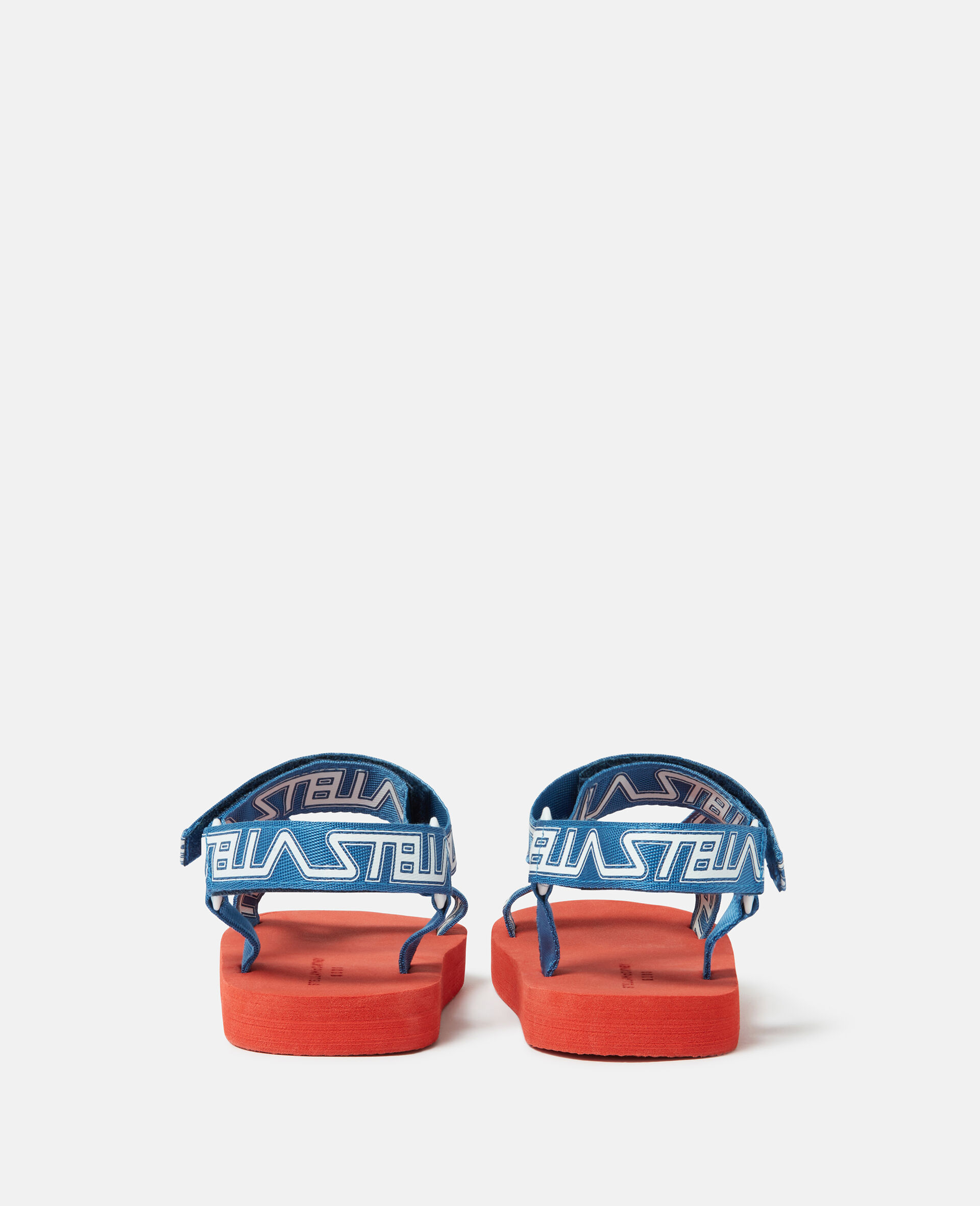 Moniker Print Sandals-Red-large Moniker Print Sandals-Red-large image number 2