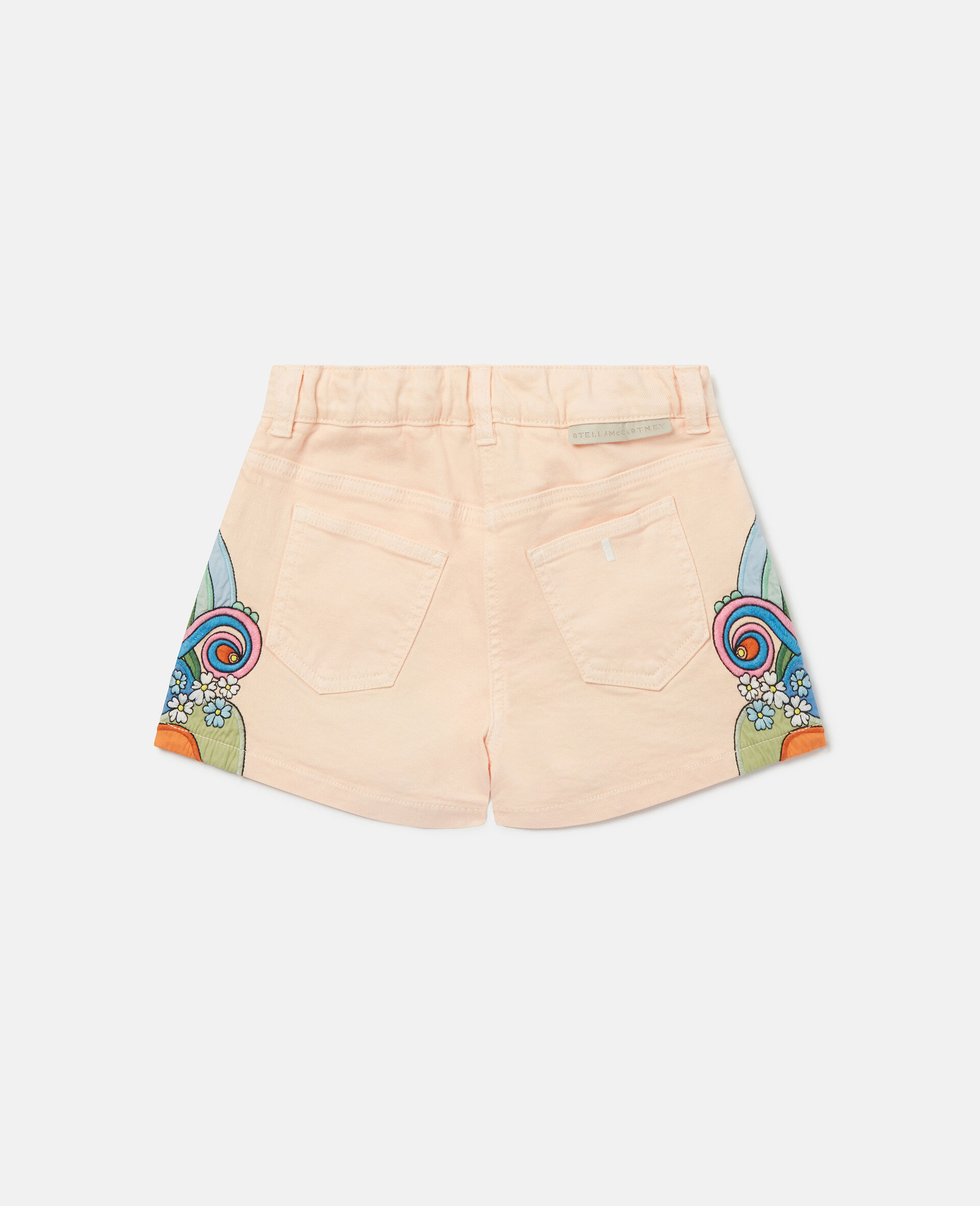 'Love to Dream' Print Shorts-Pink-large image number 2